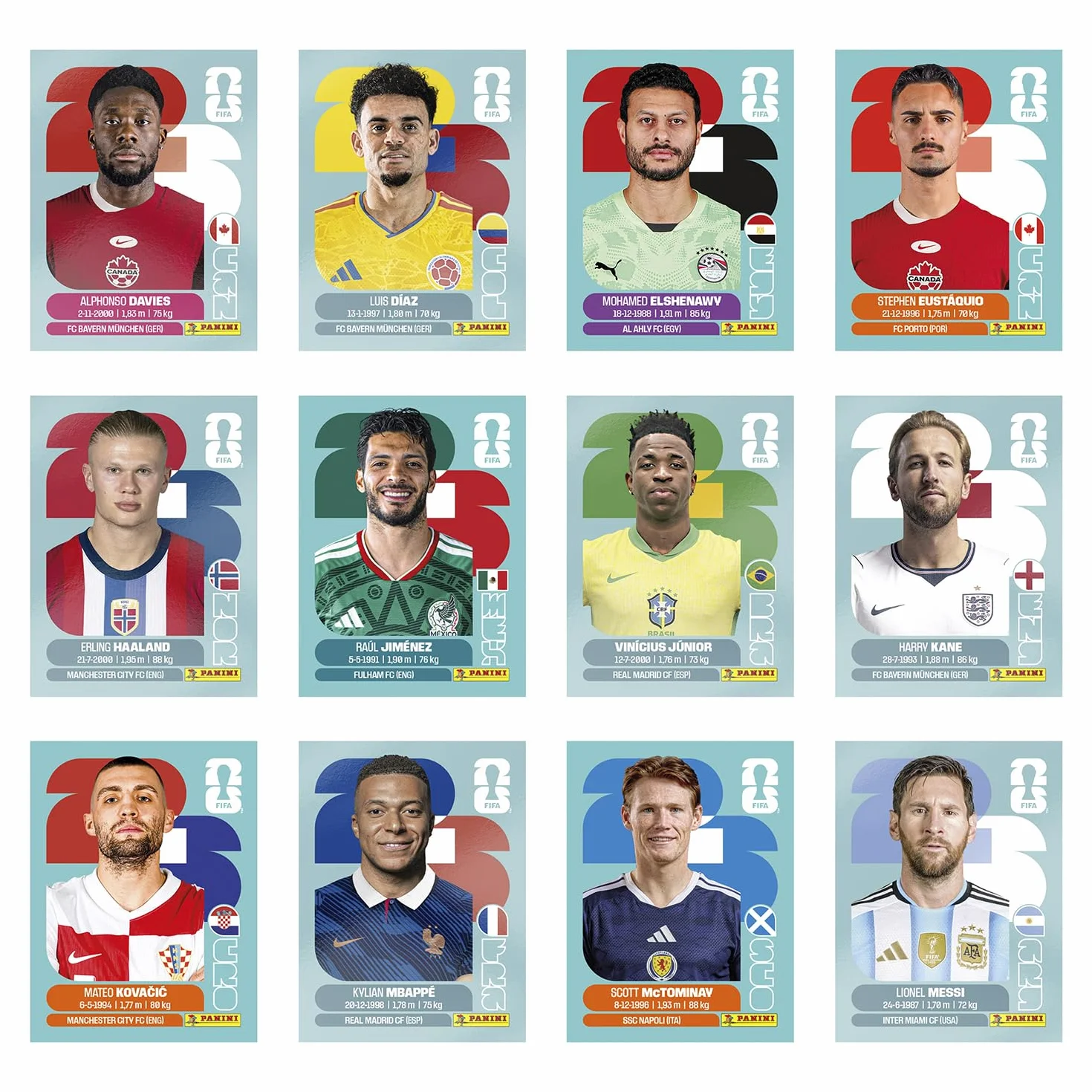 Panini Coupe du Monde FIFA 2026 Stickers - Boîte métal Grand Format 16 Pochettes