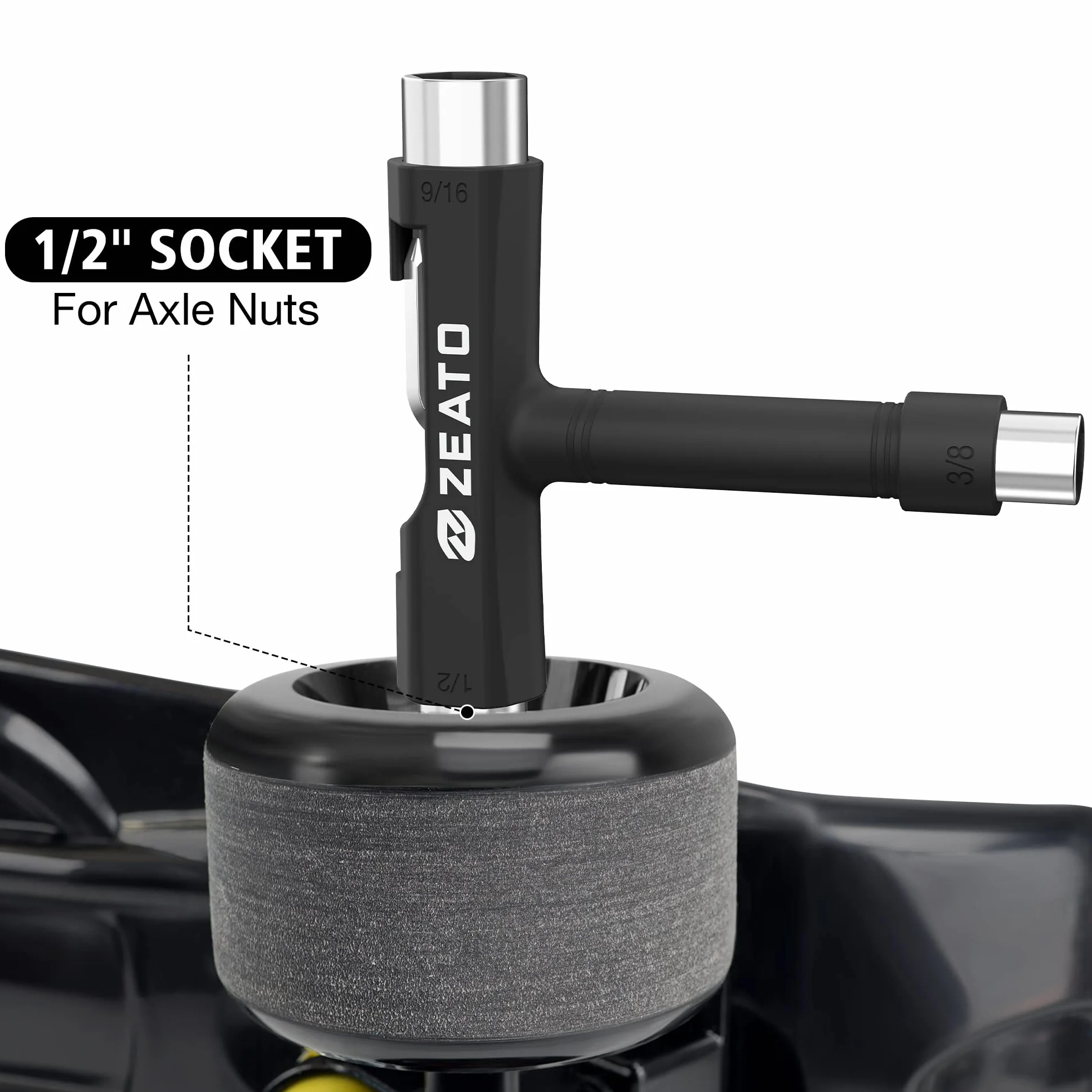 Skateboard Outils Multi-Fonctions Portatifs avec Clé Allen Type T et Tournevis Phillips Type L