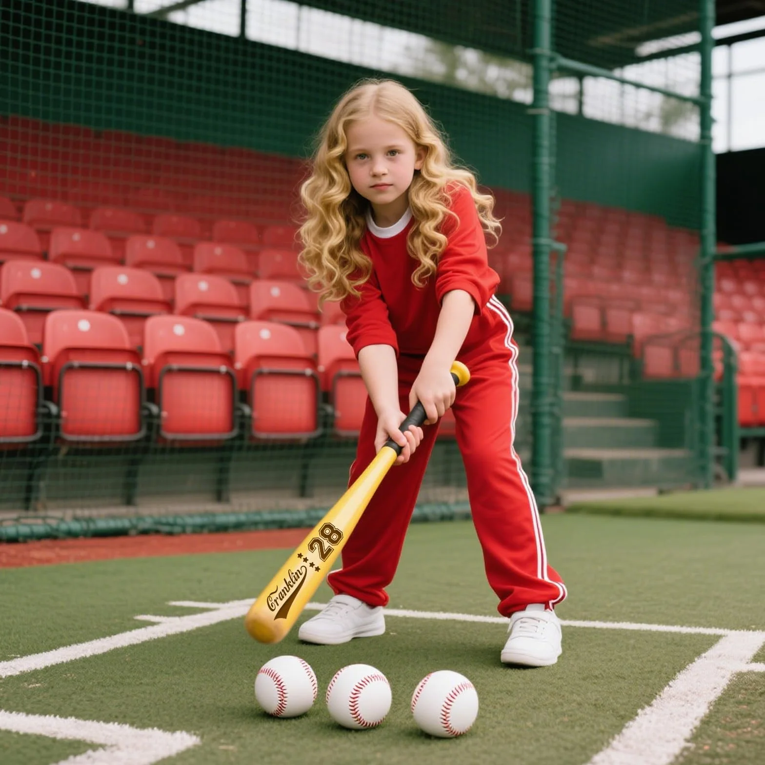 Mini battes de baseball personnalisées en bois 45,7 cm Tee Ball Entraîneur