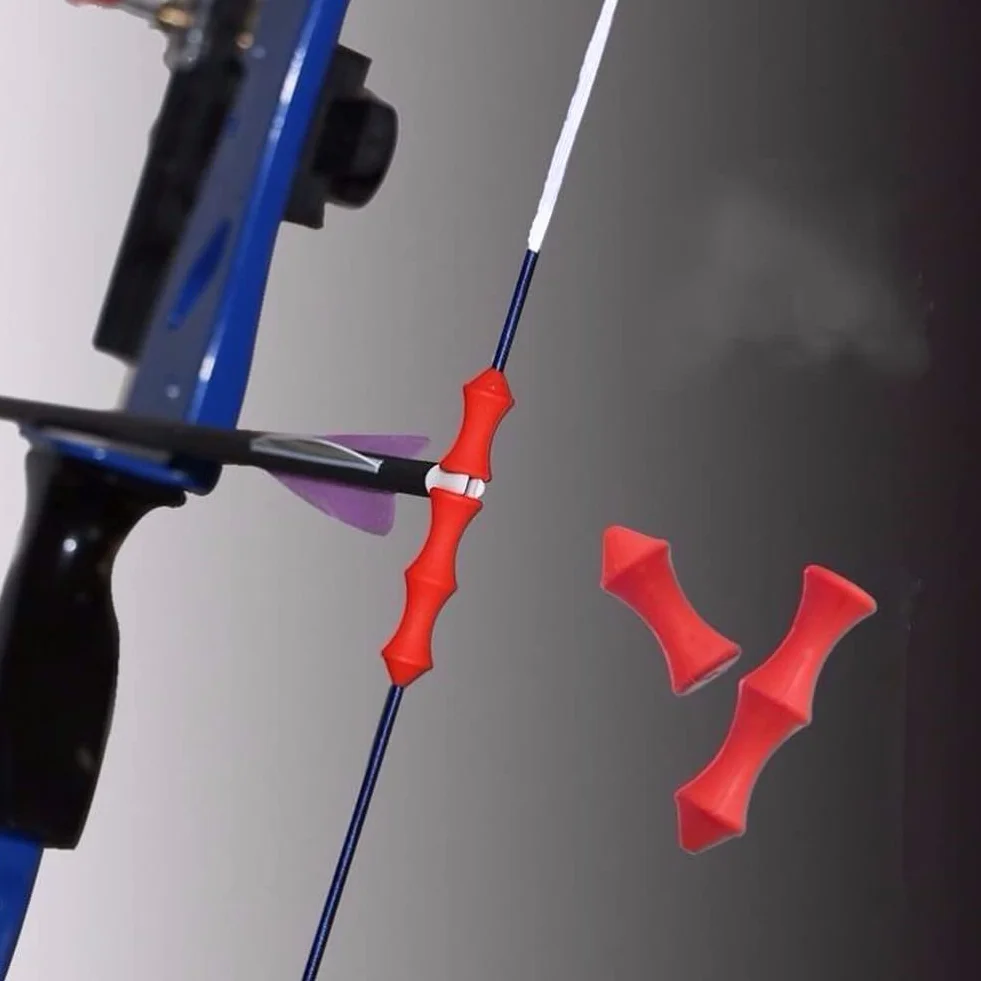 Protège-Doigts Tir à l'Arc en Silicone pour Chasse Protection Doigts