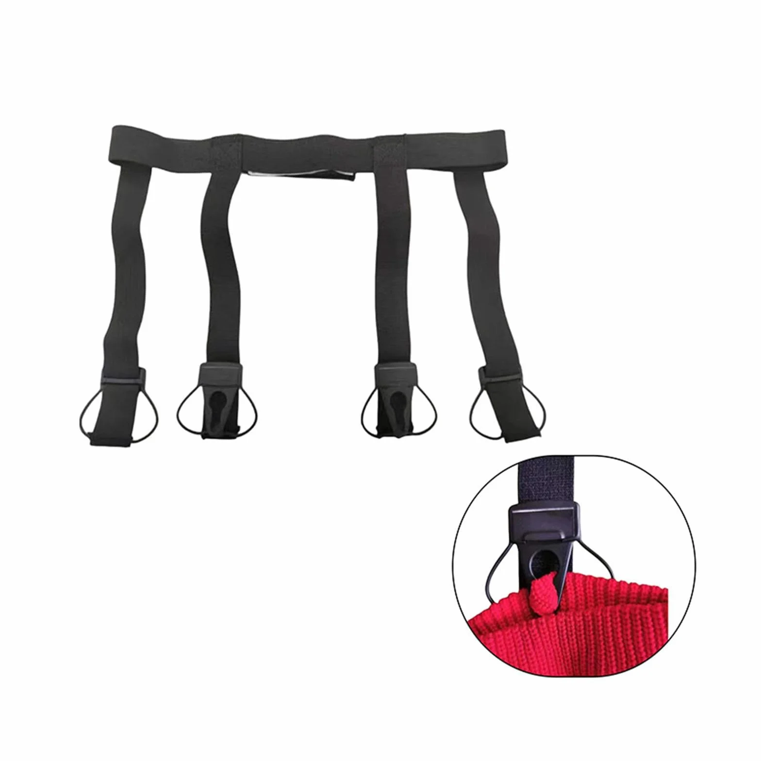 Porte-jarretelles de hockey avec sangle jock, taille M, noir