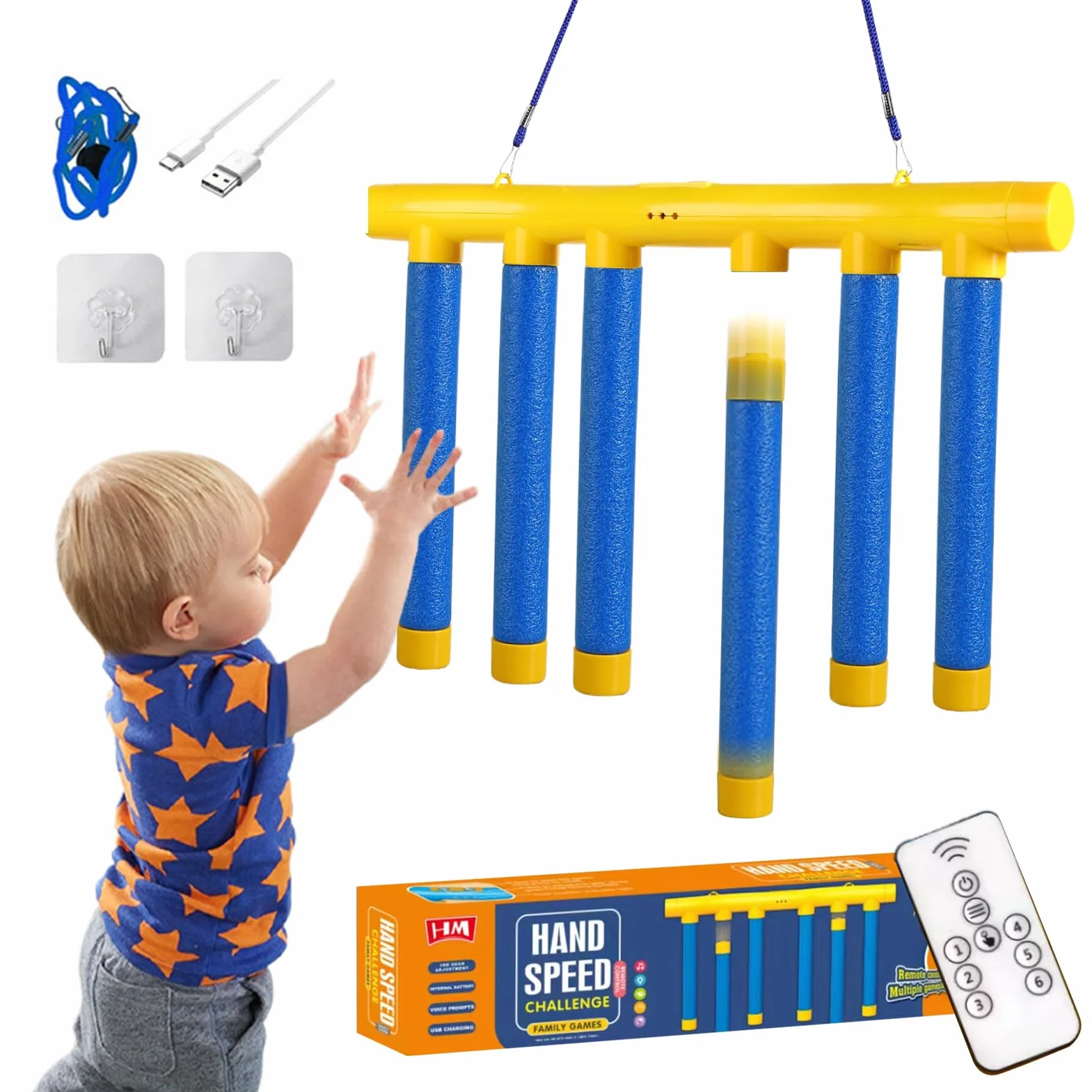 Reflex Drop Sticks Reaction Rods Agility Bars for Speed Training