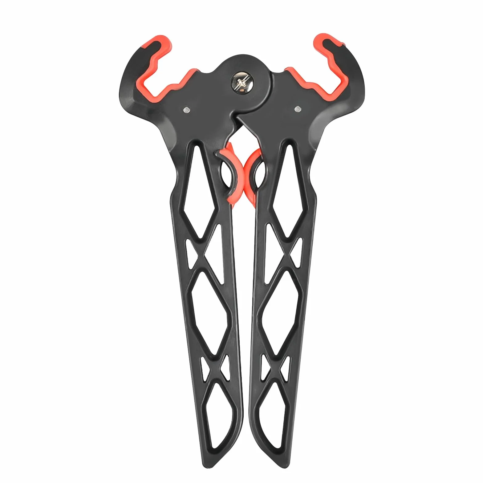 Support d'Arc à Poulies Pliable avec Pince et Ressort pour Tir de Chasse en Plein Air