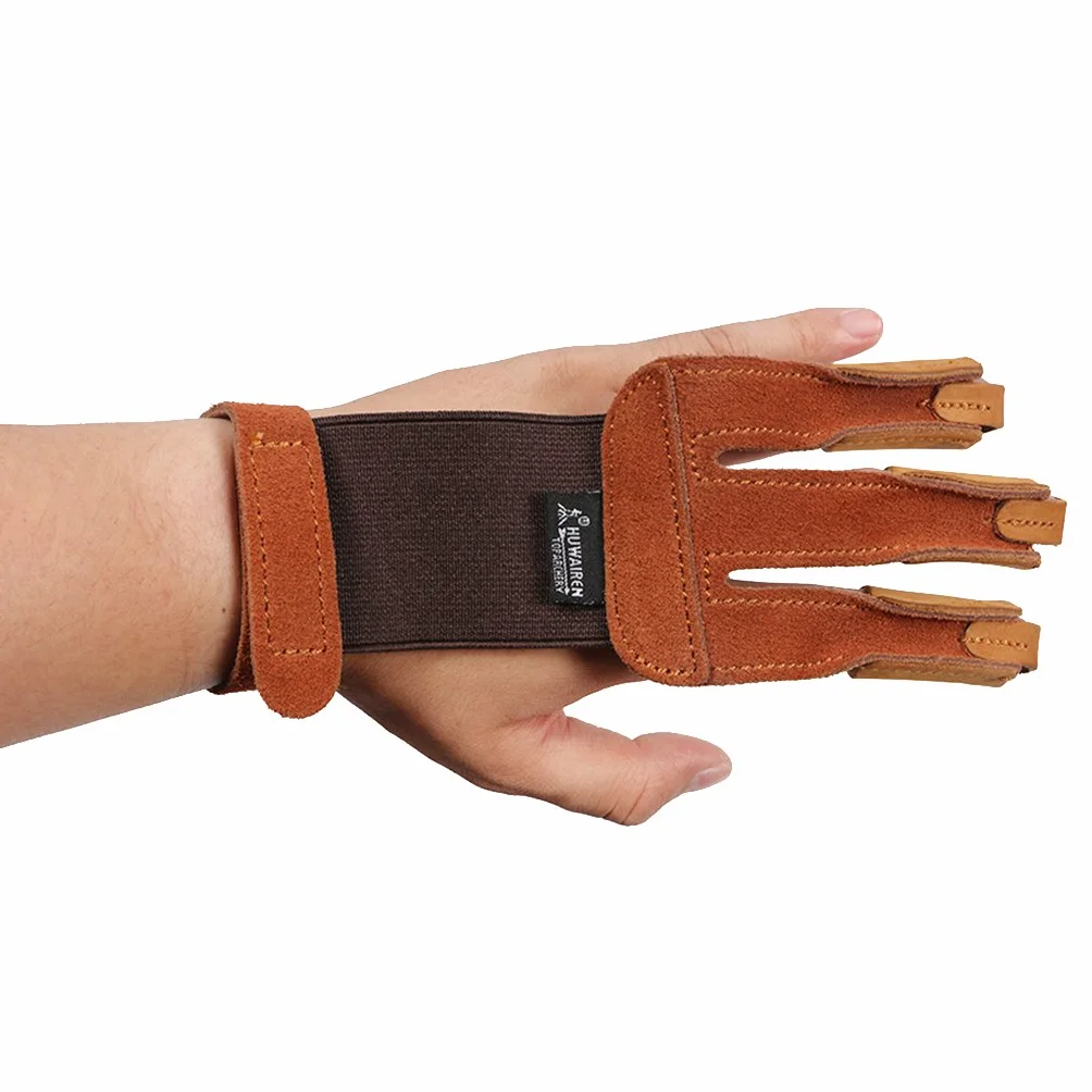 Gants à Doigts Support à Main pour Chasse Tir à Arc Accessoire