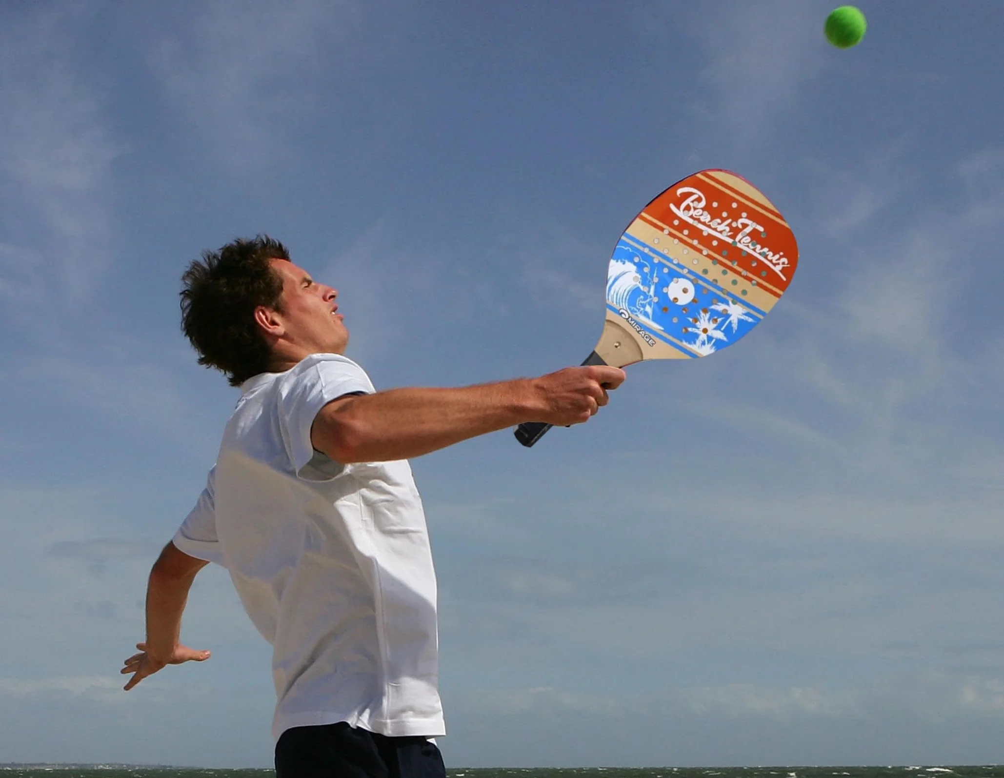 Raquette de plage Tennis balles souples légère résistante jeux plein air mer plage jardin enfants adultes