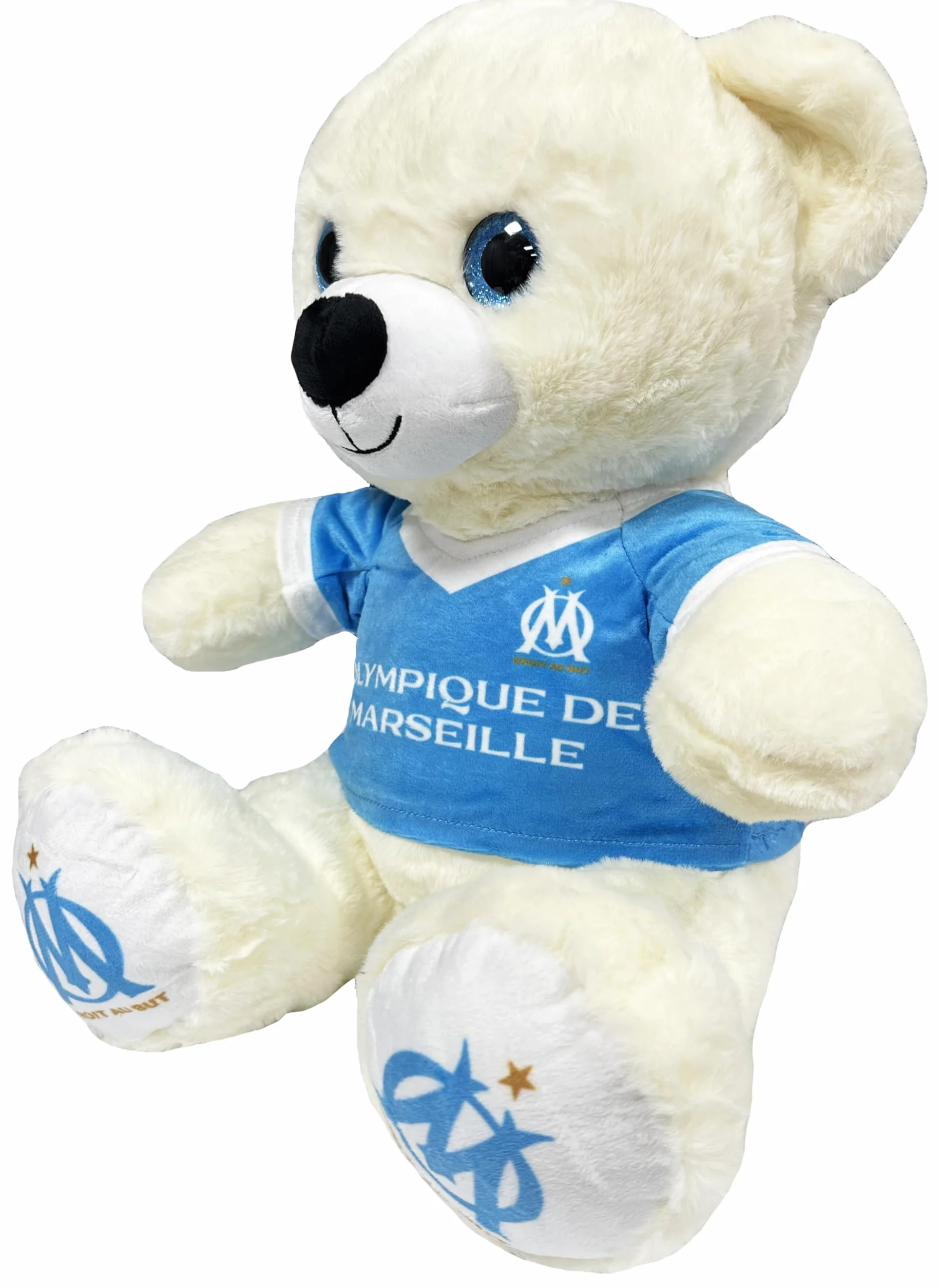 OLYMPIQUE DE MARSEILLE Peluche Ours Om 35 cm Collection Officielle