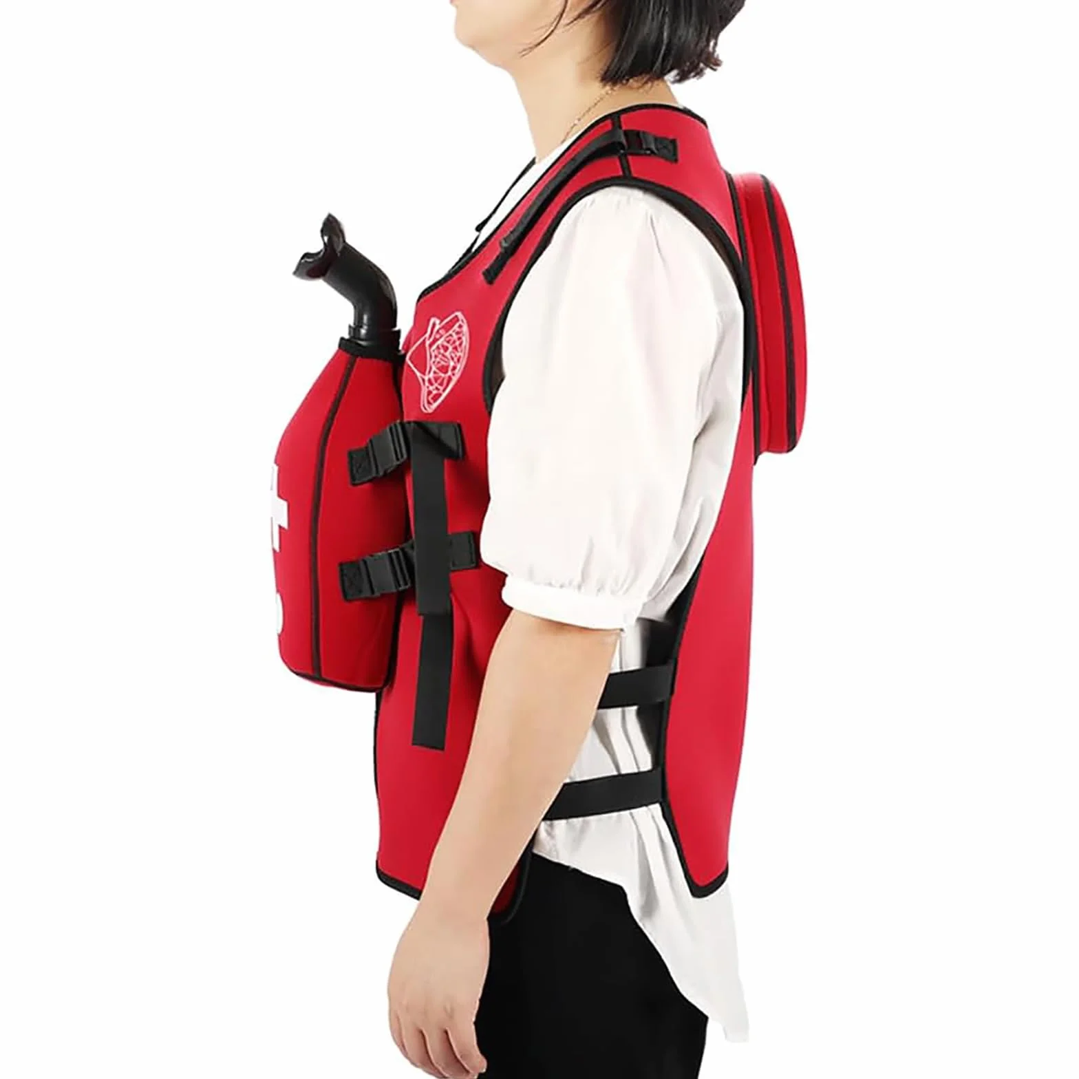 Gilet D'entraînement Anti-étouffement Heimlich Professionnel, Compétences Premiers Secours, Entraînement Durable Réglable