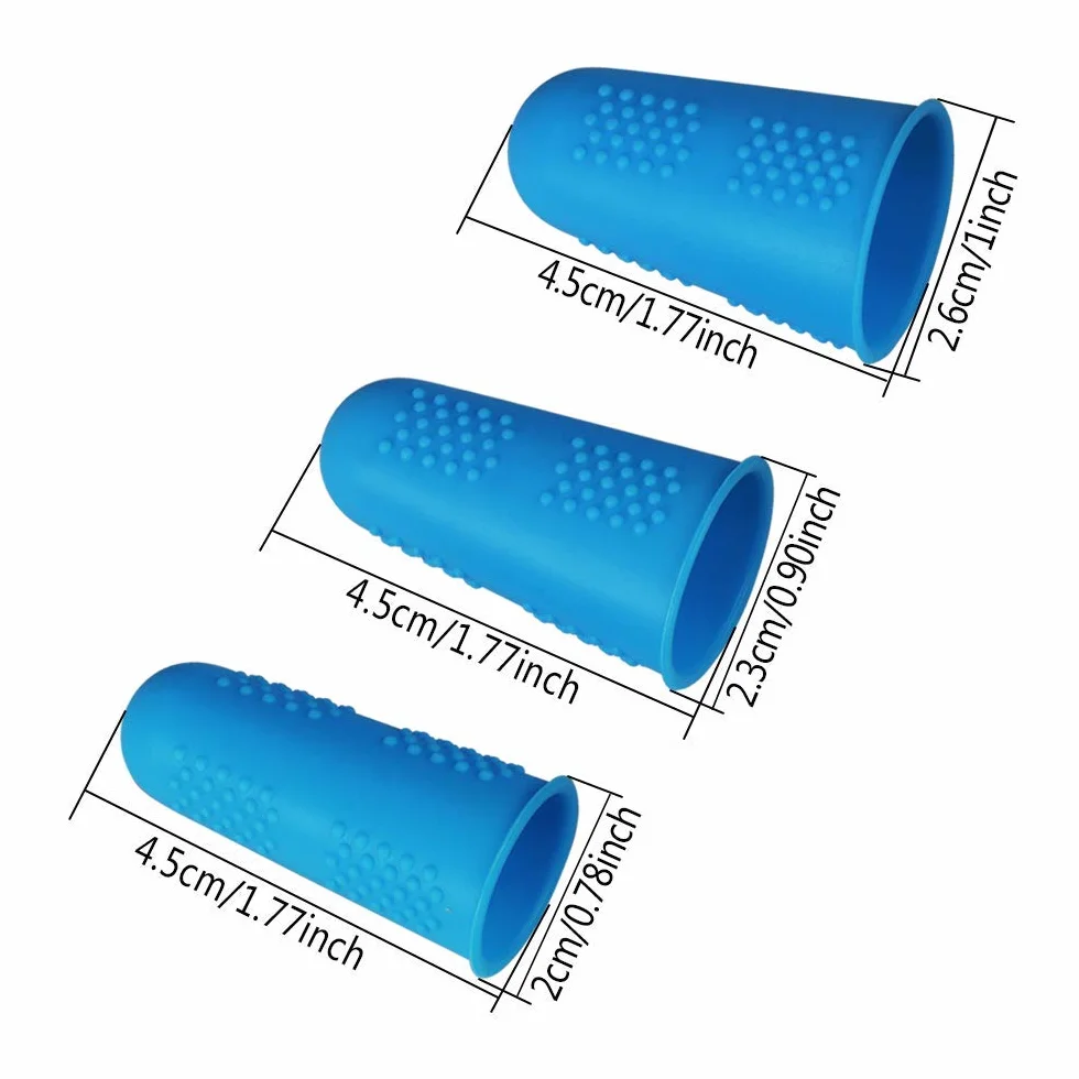 Protège Doigt en Silicone 15 Pcs Anti-adhésif pour Couture Pistolet à Colle Chaude