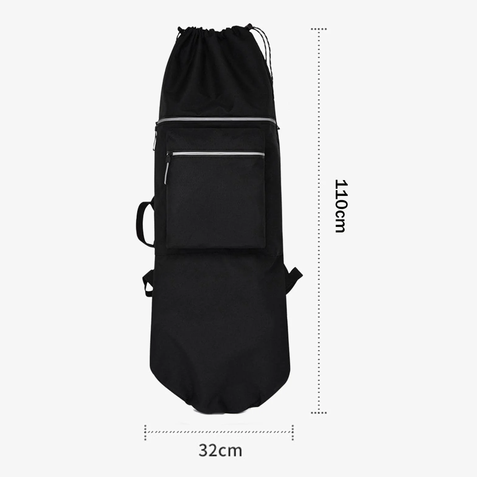 Predolo Sac à Dos de Skateboard étanche 2 Poches Sangles réglables Longboard
