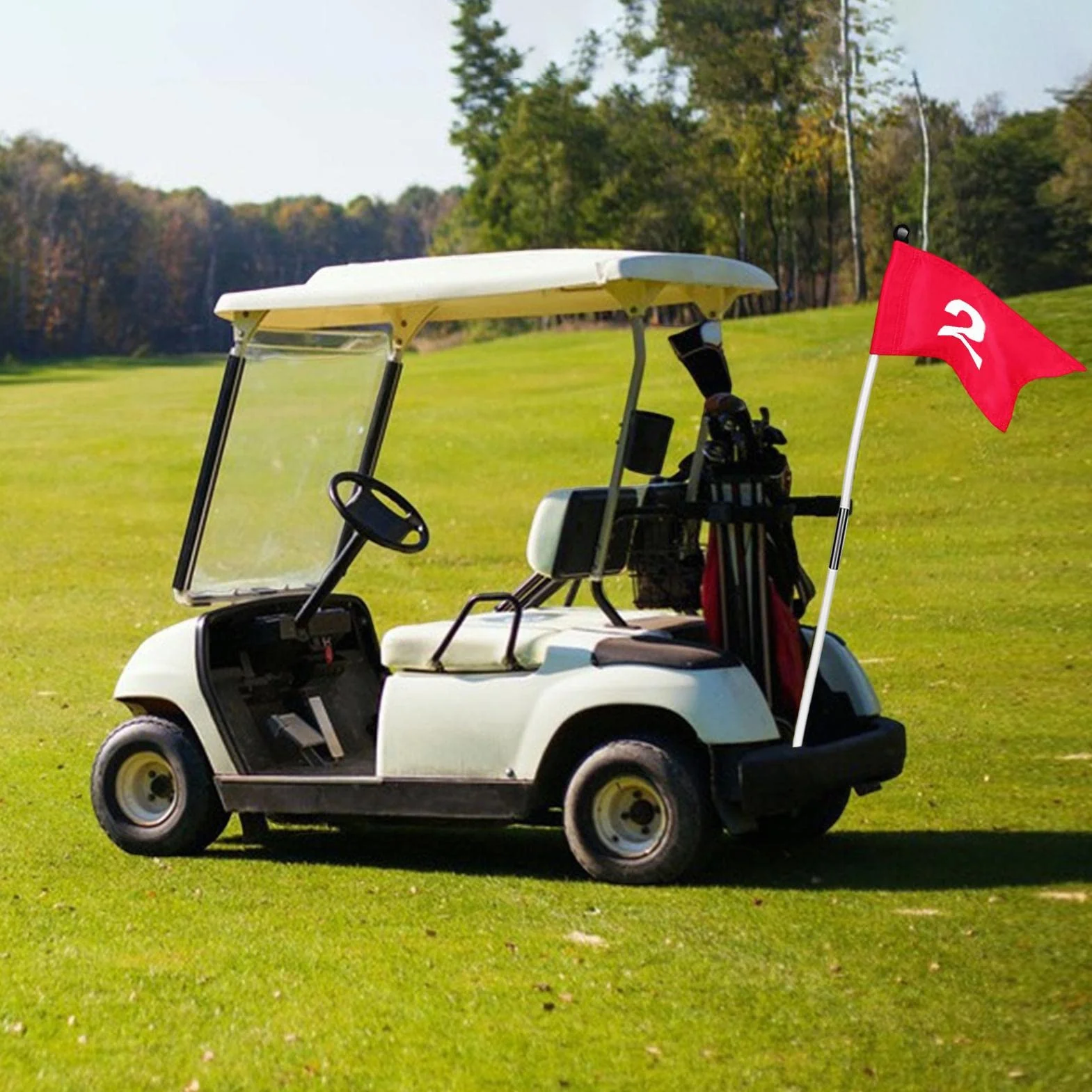 Trous Golf Drapeaux Goupille Double Face pour Cour Accessoires Golfeur Pratique Jardin Cadeau Amateurs