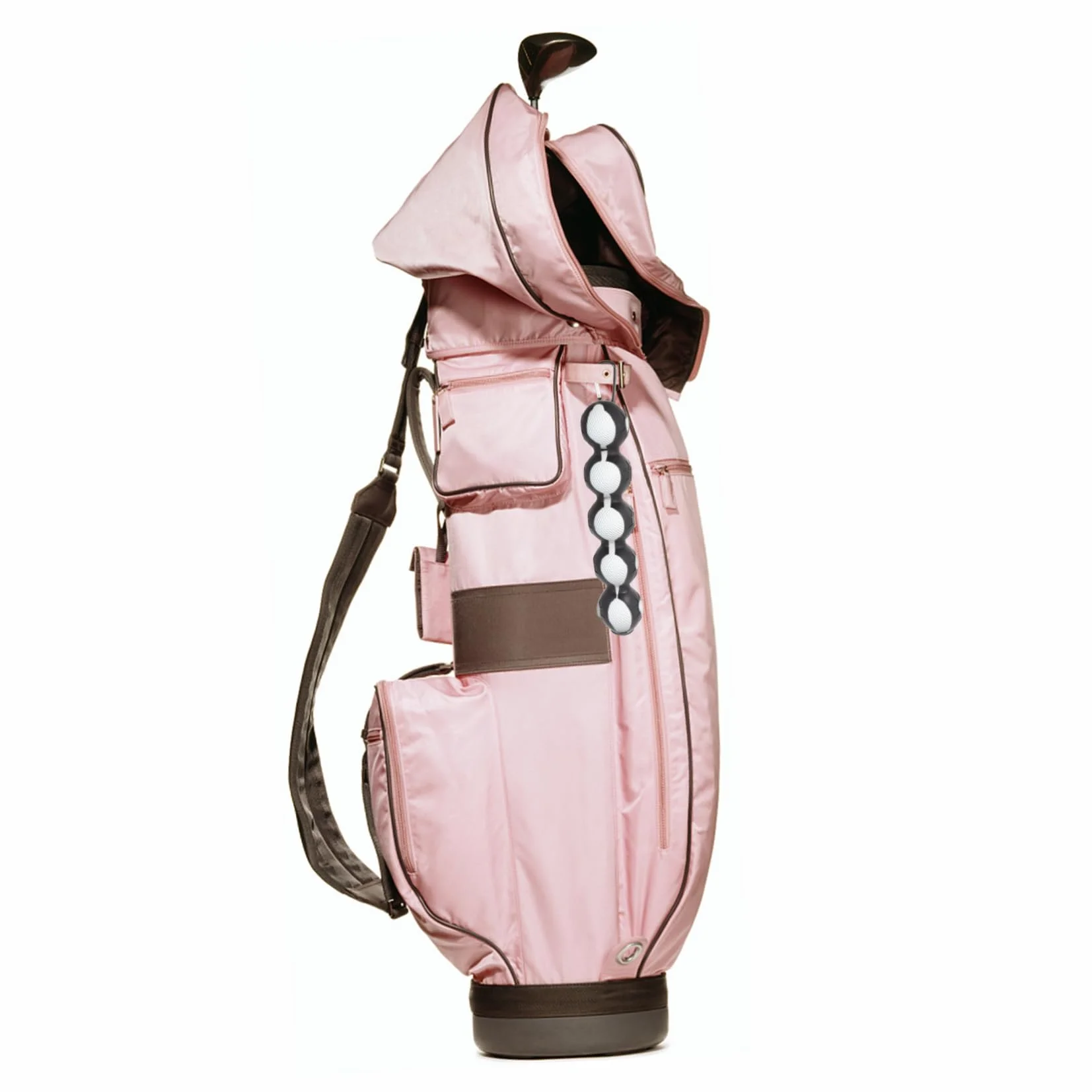 Porte-balles de Golf en Silicone Noir Élastique Résistant Hommes