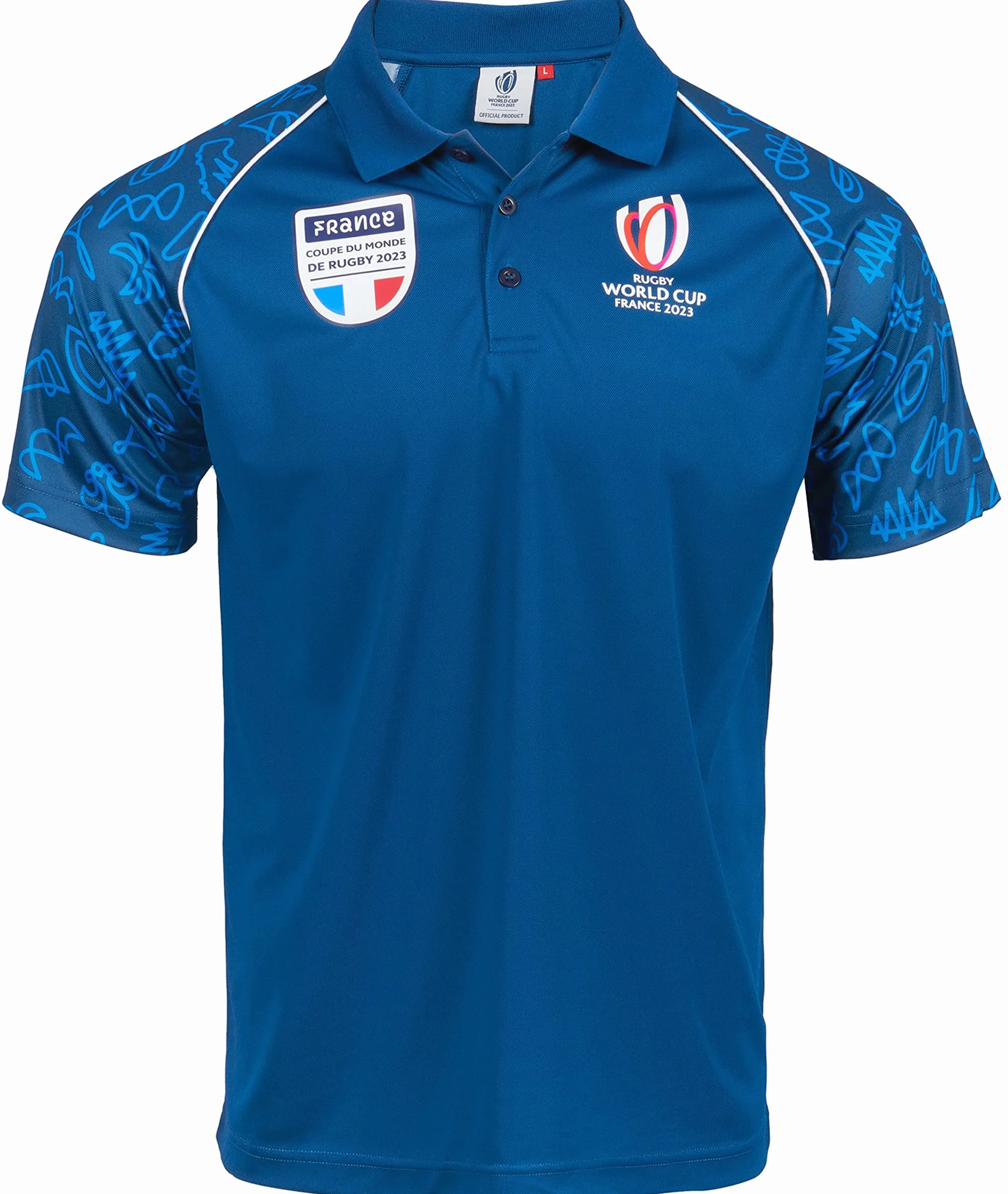 Polo France RWC Collection Officielle Coupe du Monde de Rugby 2023