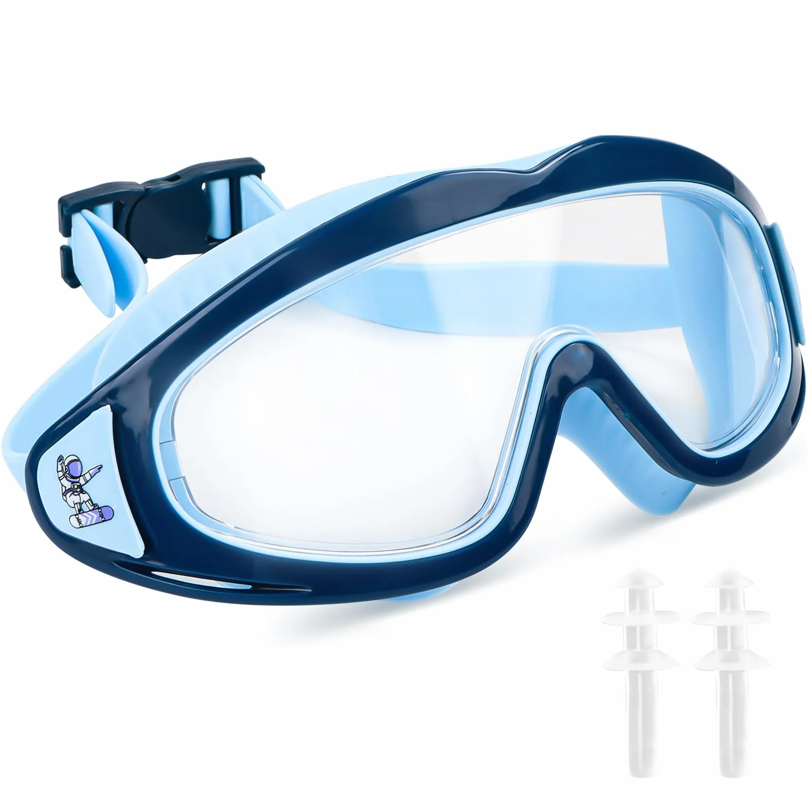Lunettes de plongée pour enfants 3-15 ans avec protection UV grand angle