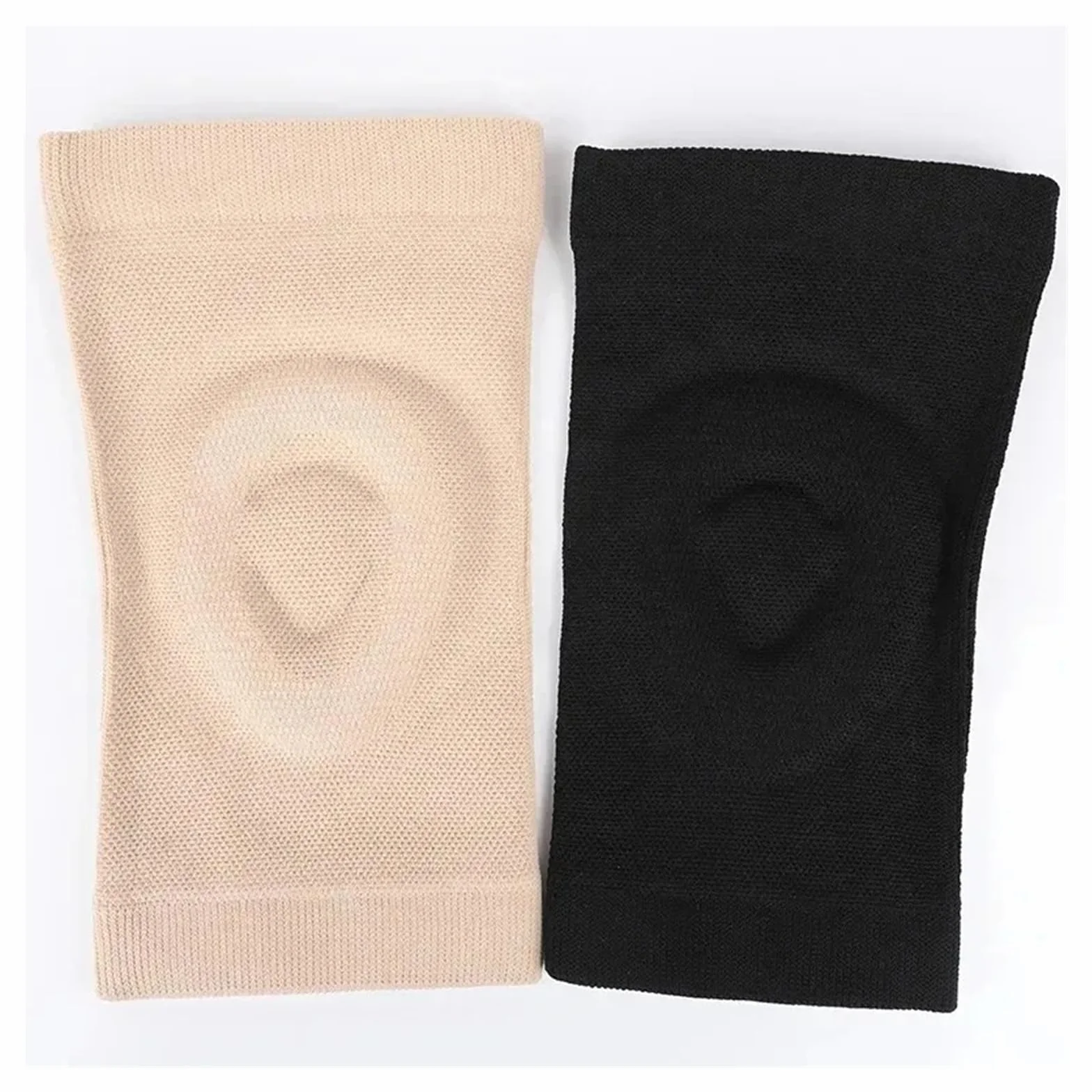 Genouillère Sport Silicone 1 pièce Protege Genoux Beige M 40-50cm