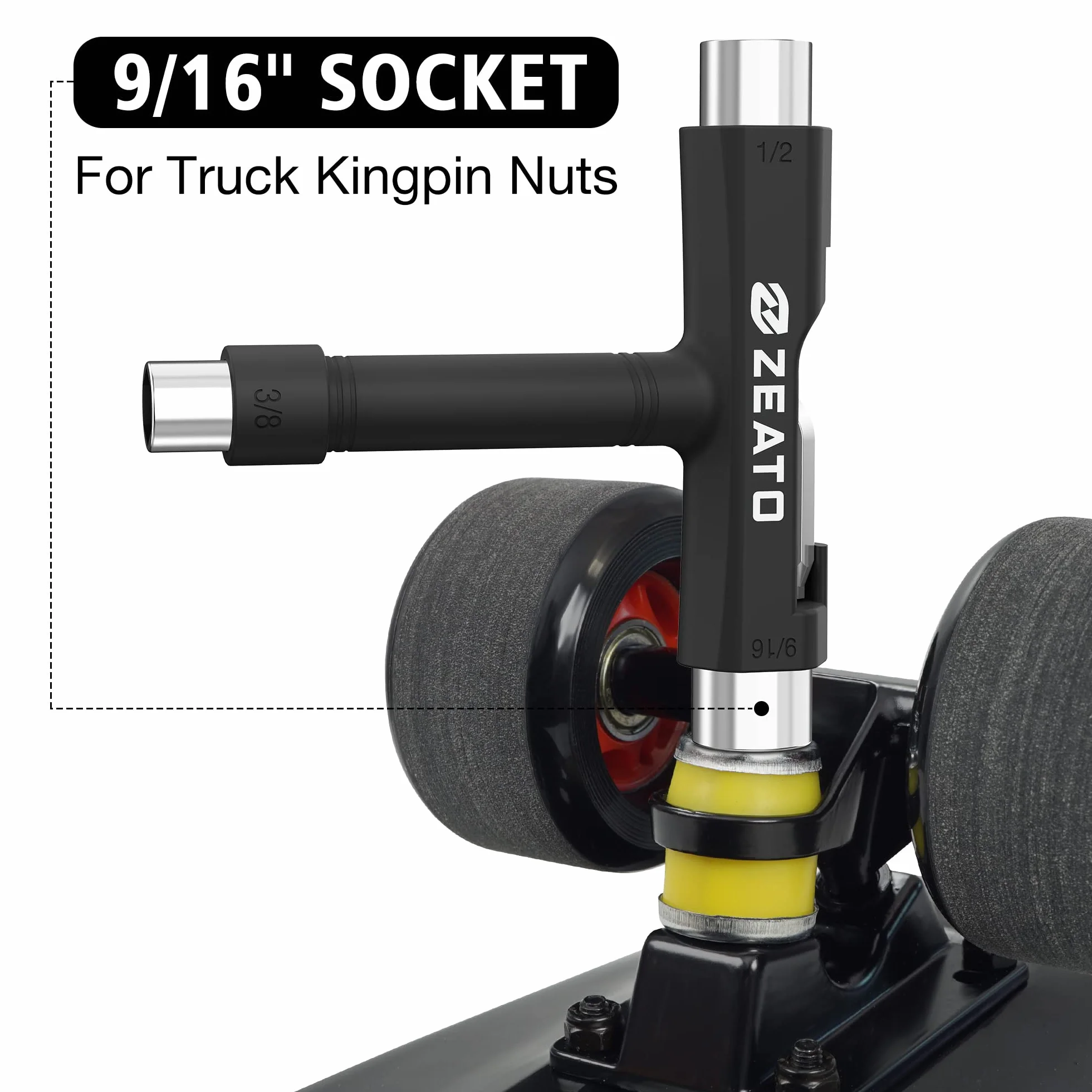 Skateboard Outils Multi-Fonctions Portatifs avec Clé Allen Type T et Tournevis Phillips Type L