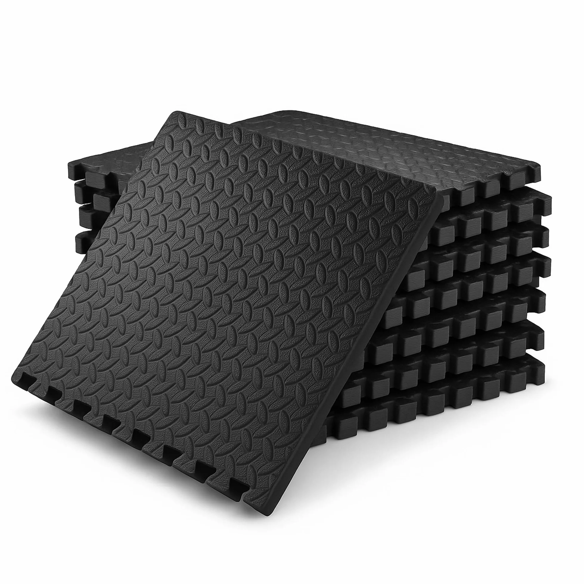 SAKUSEI Lot de 12 dalles de sol emboîtables en mousse EVA 60 x 60 cm 2 cm d'épaisseur