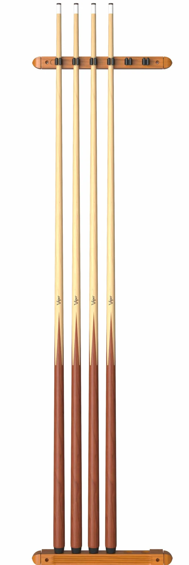 Fat Cat Lot de 2 porte-queues de billard mural en bois dur