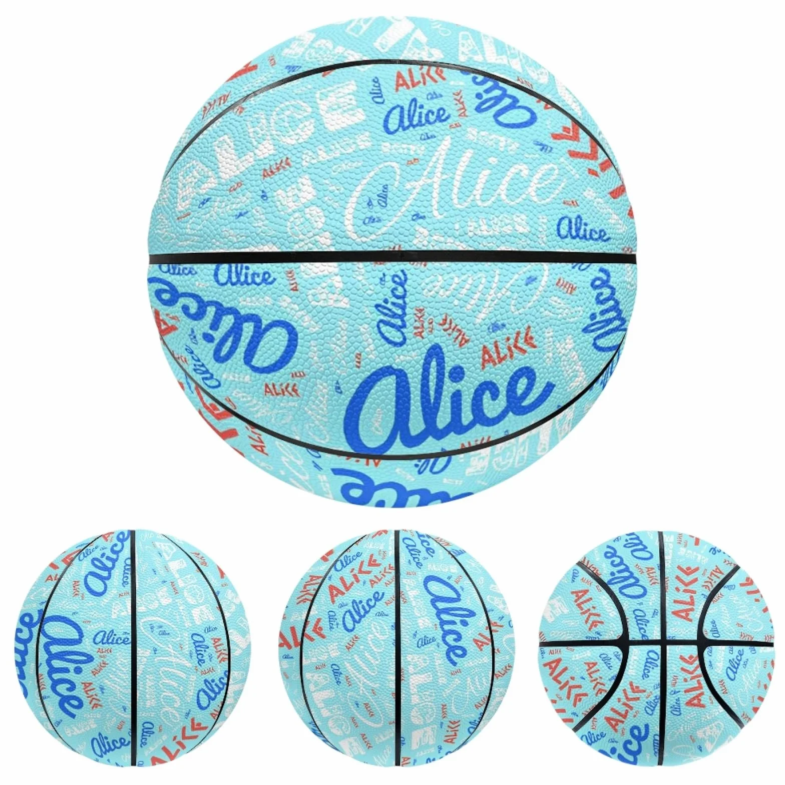 Ballons de Basket Personnalisés avec Noms, Taille 7/5, Cadeaux d'Anniversaire