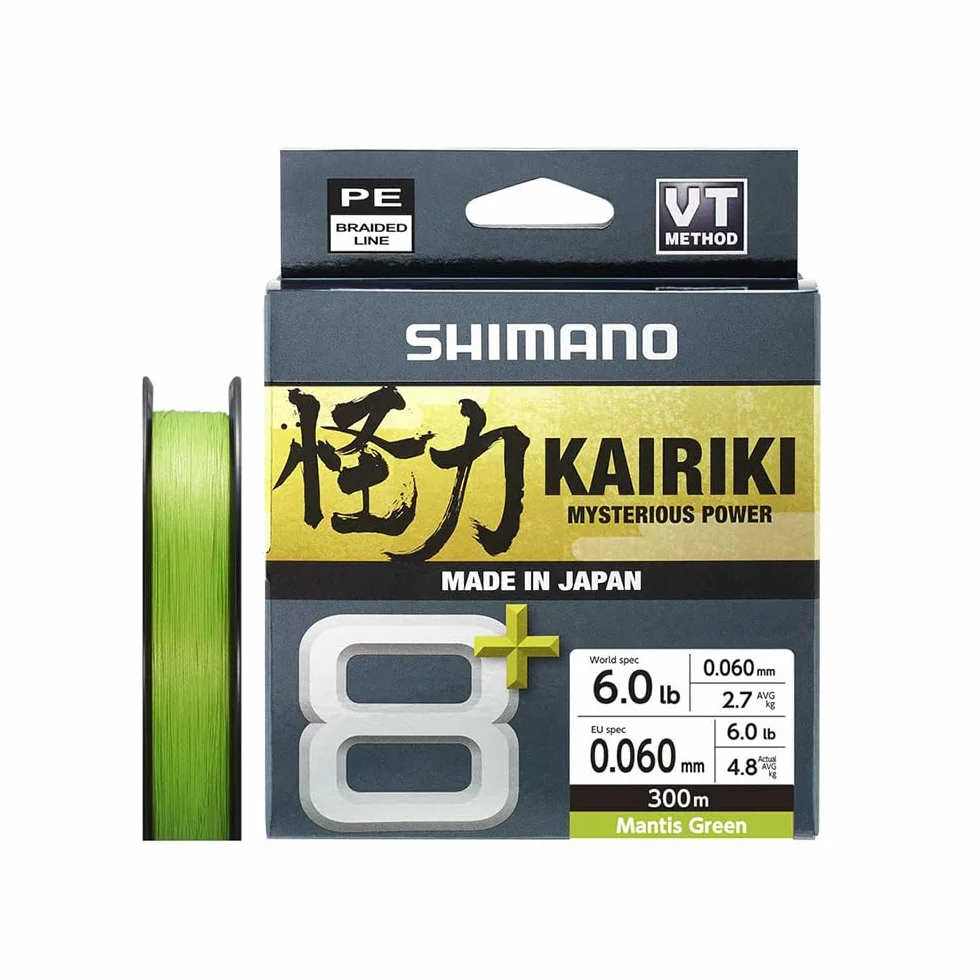 Line Kairiki 8+ 300m 0.28mm 31.9kg M. Green