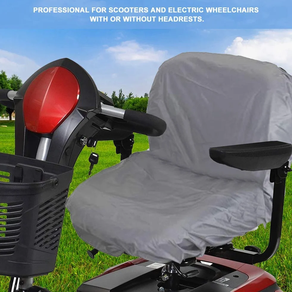 Housse de protection imperméable pour fauteuil roulant électrique, résistante au soleil et à la pluie