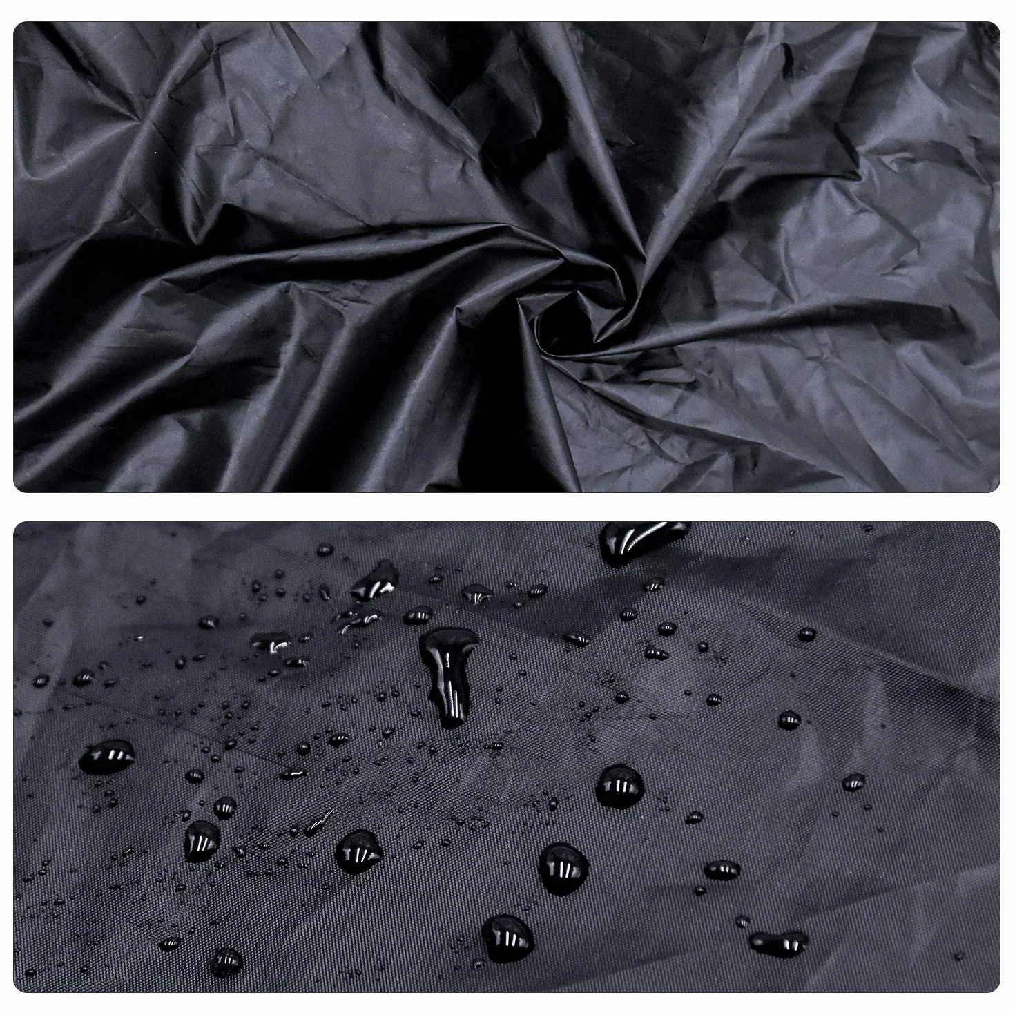 Housse Imperméable Table de Tennis de Table 165 x 70 x 185 cm Noir
