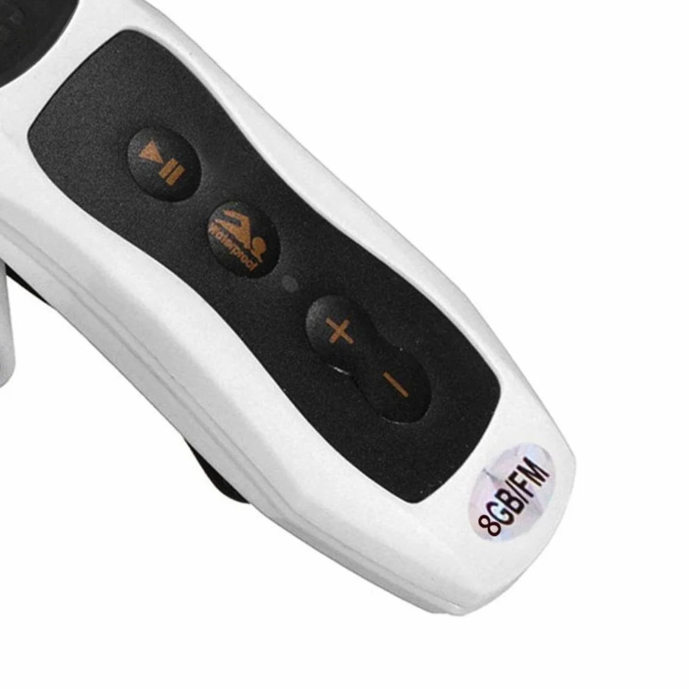 Lecteur MP3 étanche IPX8 Radio FM 4G/8G Clip Sport Natation Plongée