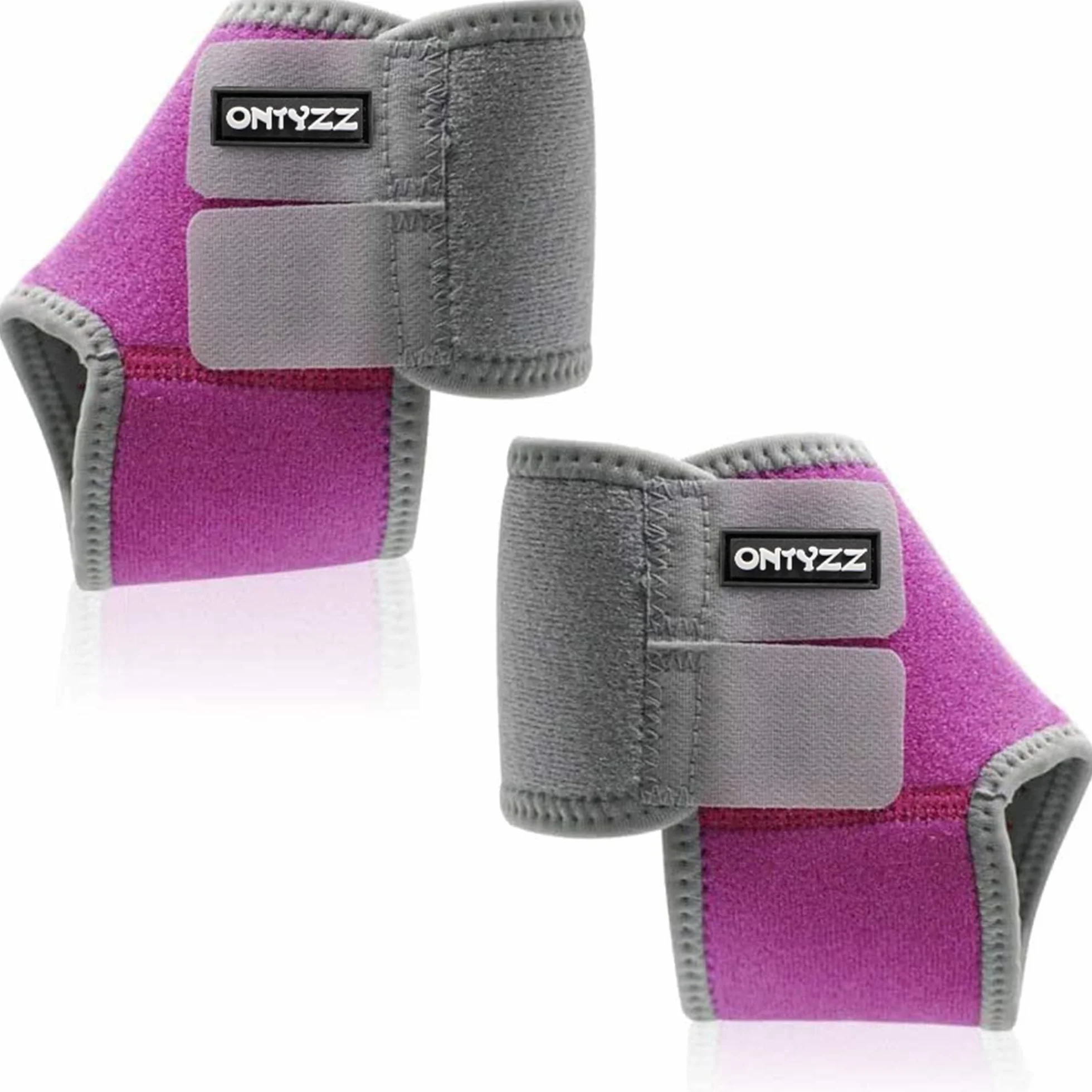 Attelle de Cheville Enfants 1 Paire Ajustable Élastique pour Football Basketball Course