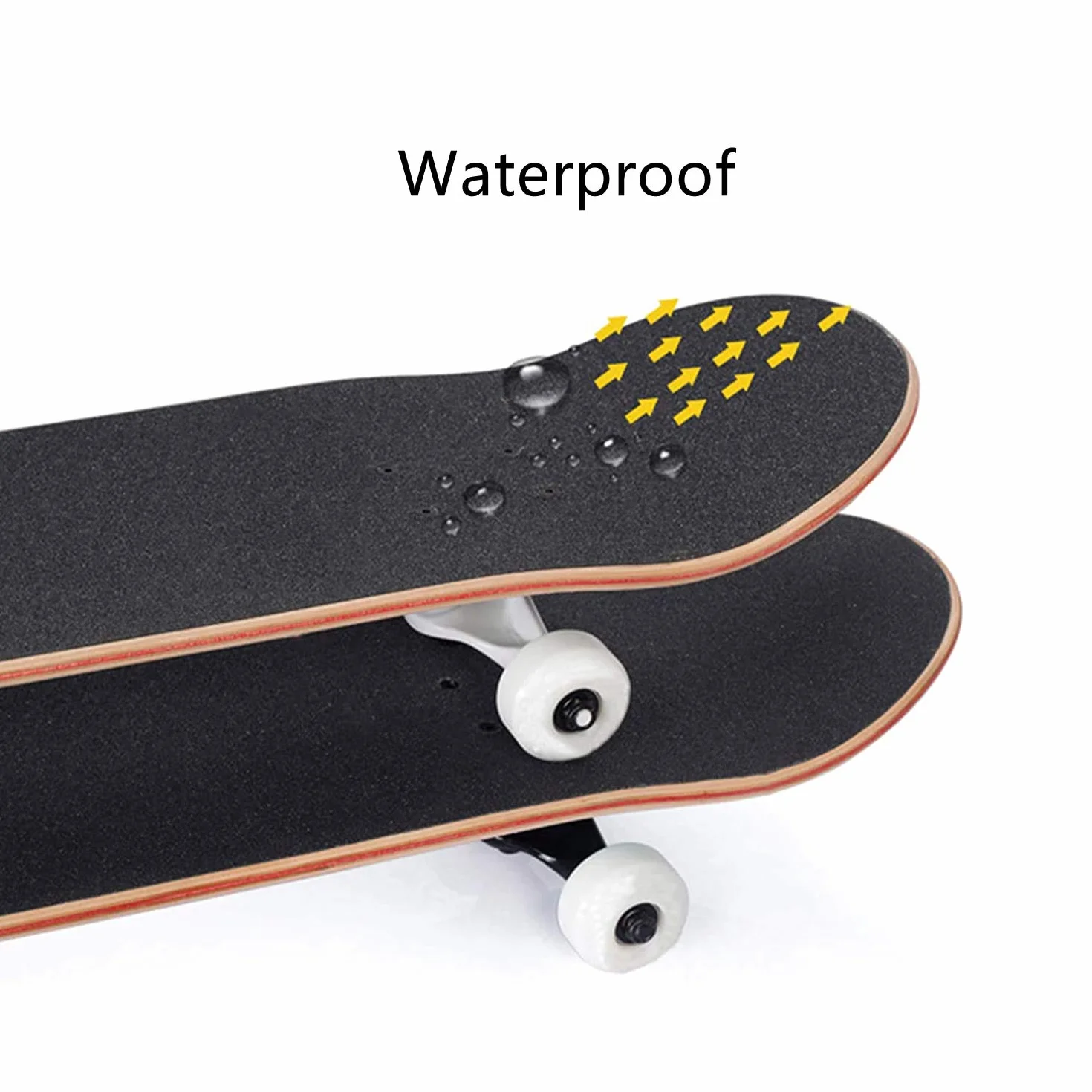 Grip Tape Antidérapant 84x23cm Griptape Grit Grossier Feuille Simple