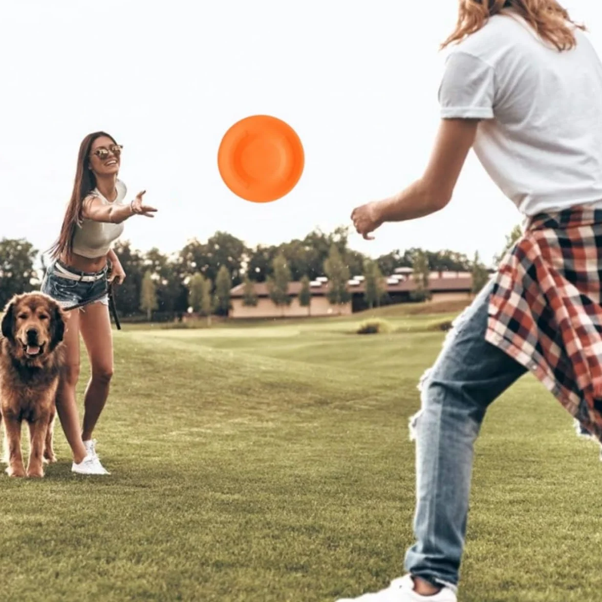 Mini Frisbee en Silicone, 8 pièces, Disque Volant Sport Tendance