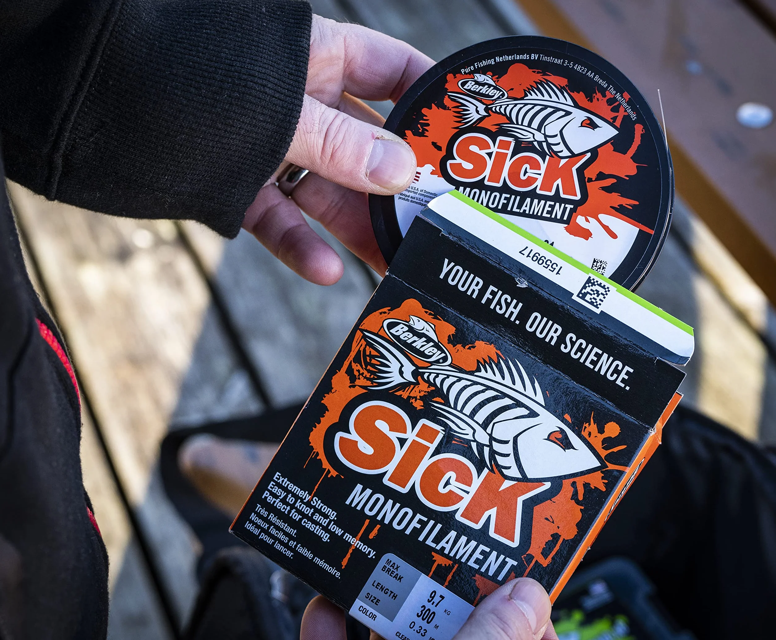 Berkley Sick Nylon Fil de Pêche Monofilament Solide Résistant à l'Abrasion