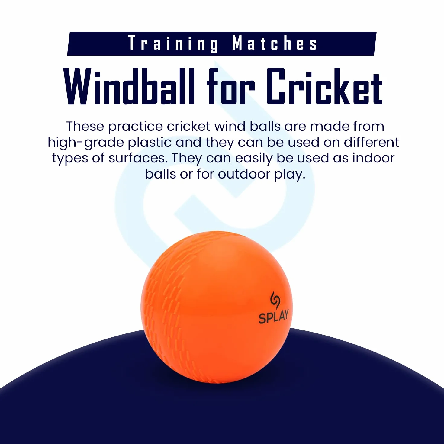 Lot de 6 balles de cricket Windball en caoutchouc souple pour entraînement intérieur et extérieur