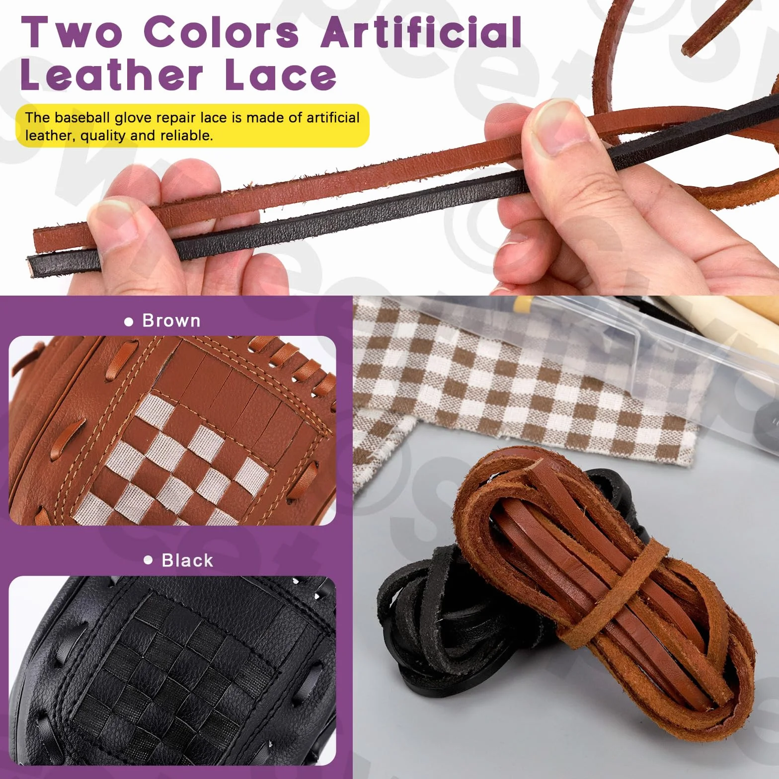Swpeet Kit d'entretien pour gants de baseball