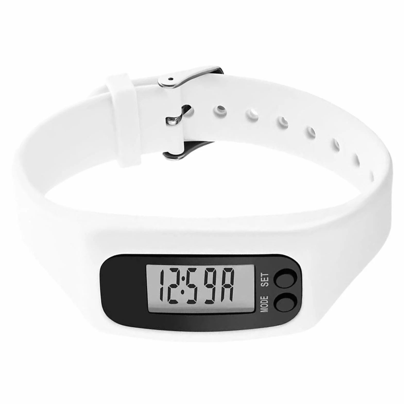 Montre Podomètre Grand Écran Compteur de Pas et Calories Sans Téléphone Ni Application pour Hommes Femmes Seniors