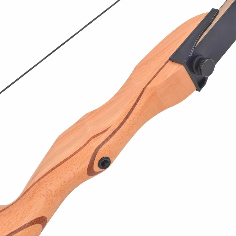 Arc Classique Marron foncé pour Adulte en Bois 68" 30 LB Tir à l'arc