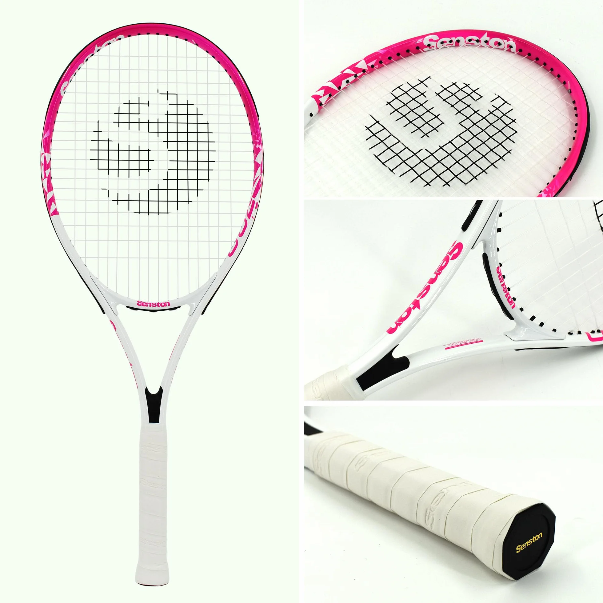 Raquette de Tennis Senston 27 Pouces 68,6 cm pour Débutants Intermédiaires