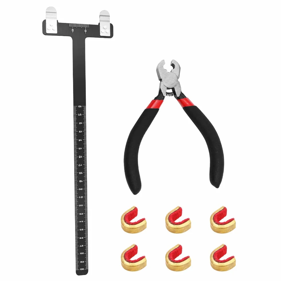 Arc Classique Kit de Tournage Points d'encochage Pince Cordes Nock Set Black