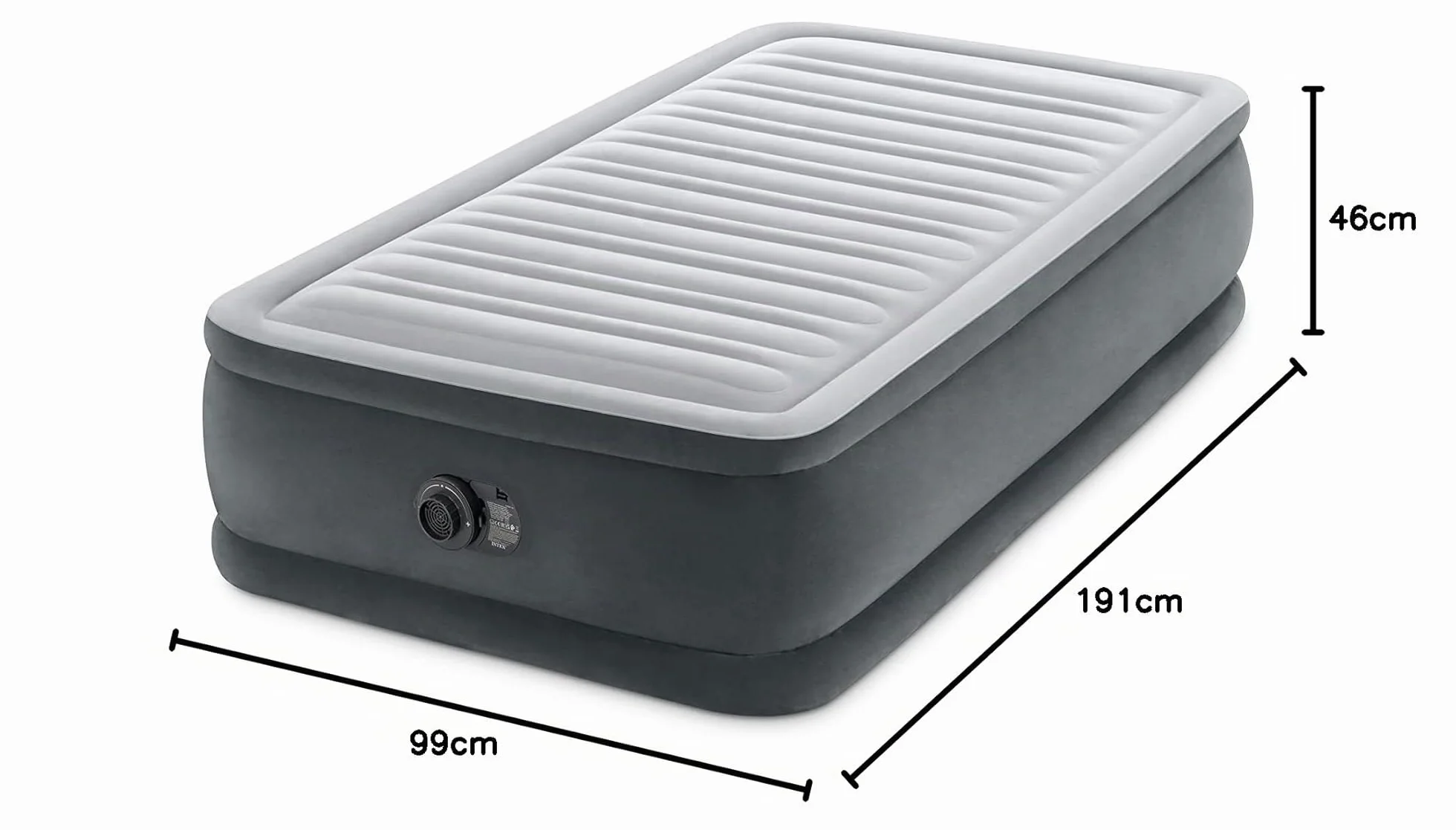 Intex Lit D'Appoint Comfort Plush Elevated Électrique 1 Pers
