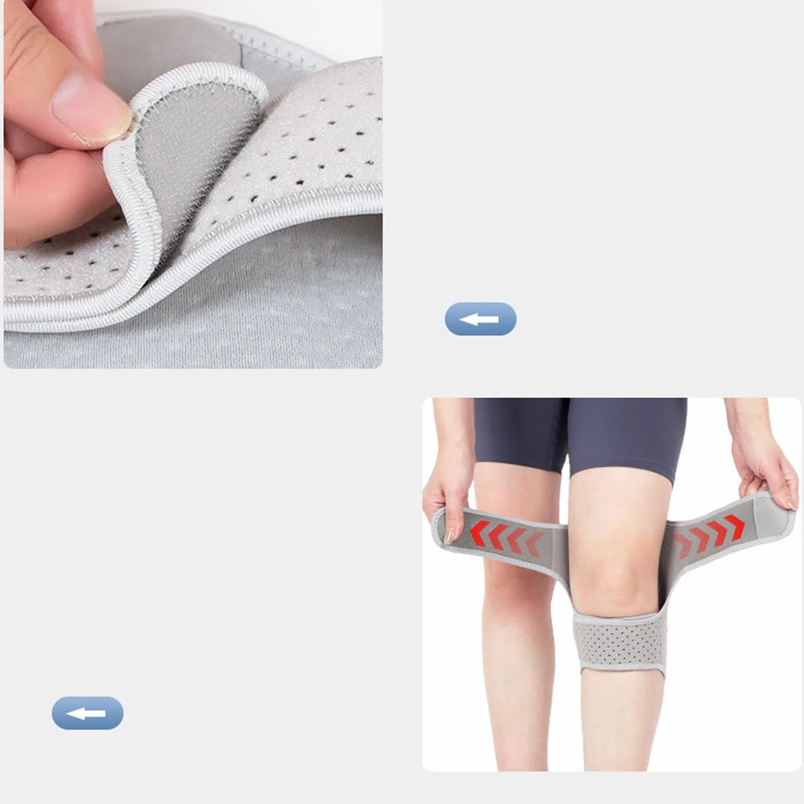 PURPLELILY Genouillère multifonctionnelle pour le sport avec ressorts de rebond puissants