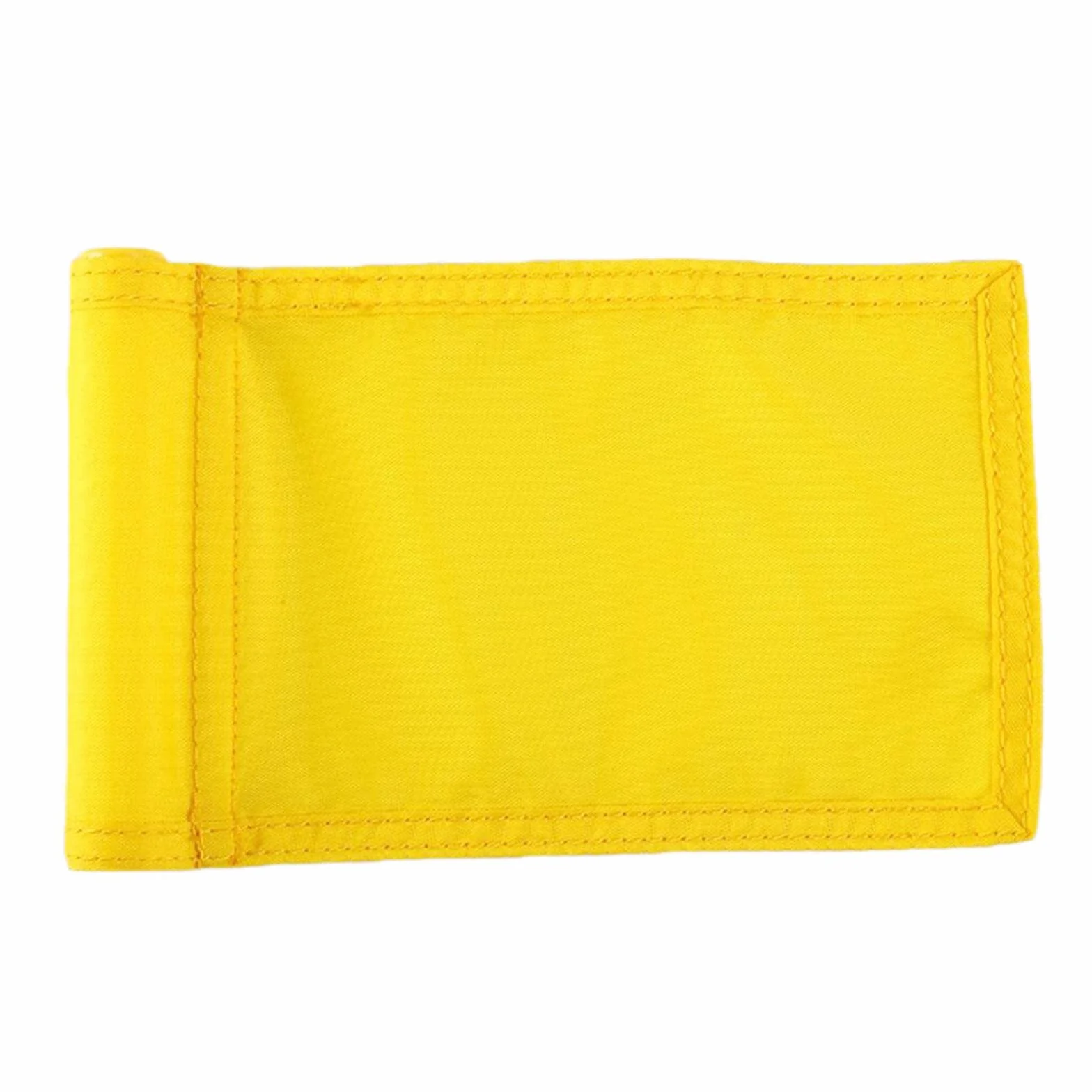 Drapeau de golf couleur unie 24,5 cm x 15 cm pour cour blanche