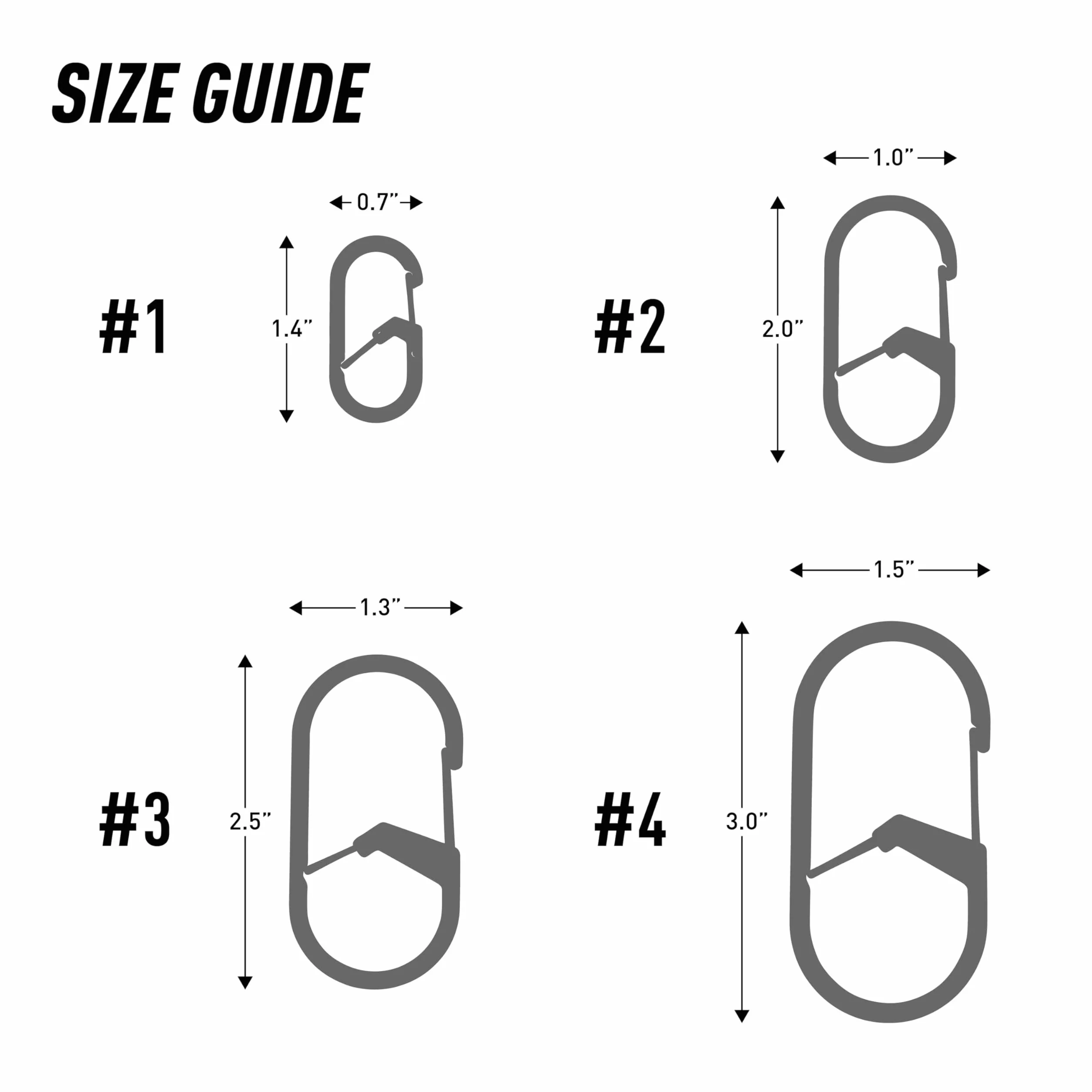 Nite IZE Mousqueton G-Series Dual Chamber