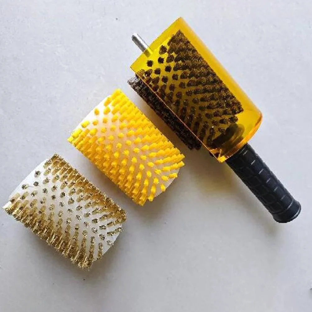 Kit de Brosse à Farter pour Snowboard et Ski, Brosse Rotative Nylon Laiton