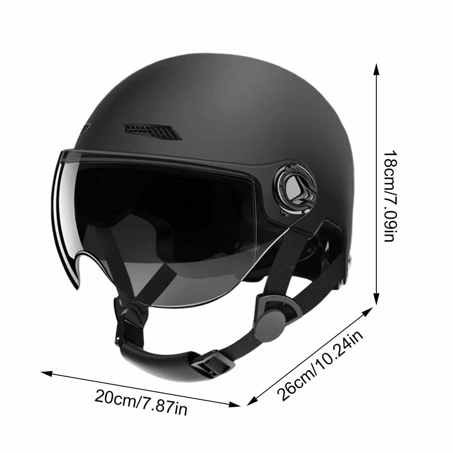 Casque Trottinette Électrique Adulte - Casque Vélo avec Visière pour Homme & Femme, Vélo, Trottinette, Skateboard