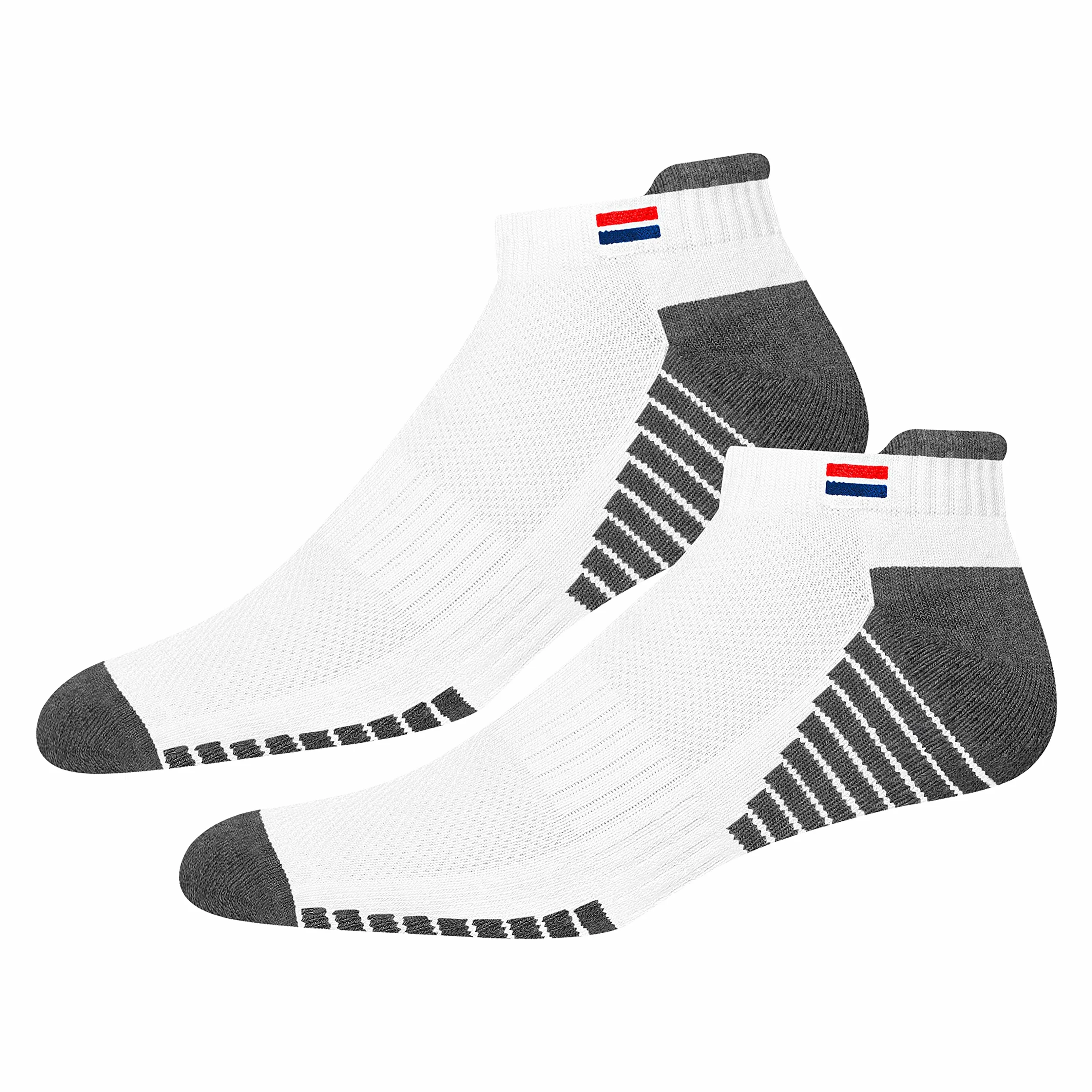 NAVYSPORT Chaussettes de Sport Basses Homme Coton Lot de 6 Paires Courtes
