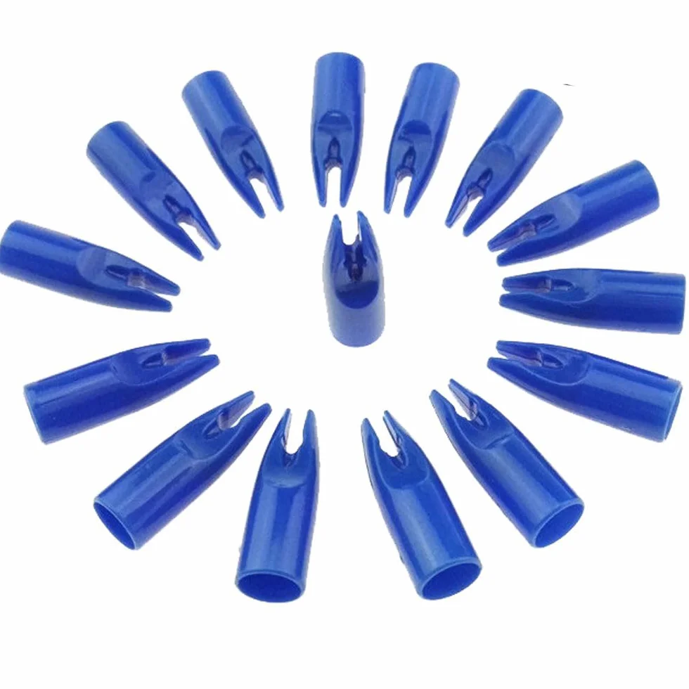 60 Pcs Flèches de Tir à l'arc Nock Remplacement pour ID 8 mm Shaft Plastic Cams DIY