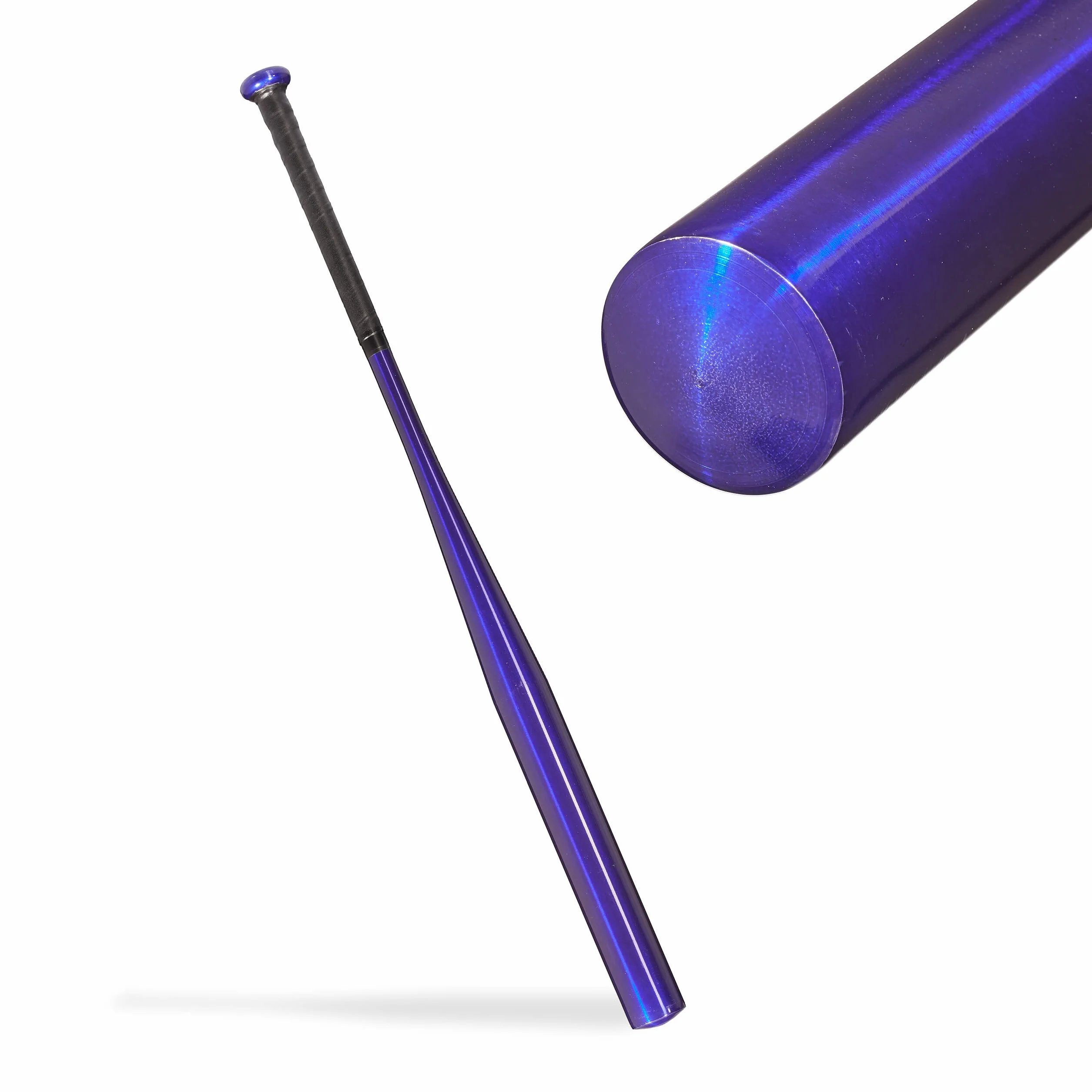 Relaxdays Batte de Baseball en Aluminium 34 Pouces 86 cm Manche antidérapant Bleu
