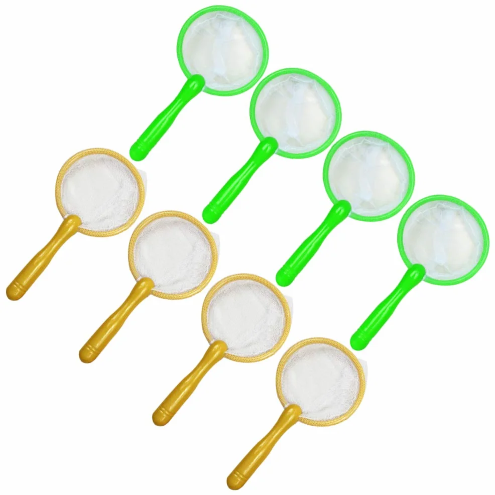 TOYANDONA Filet de Pêche Mini Plastique pour Enfants 10 Pièces