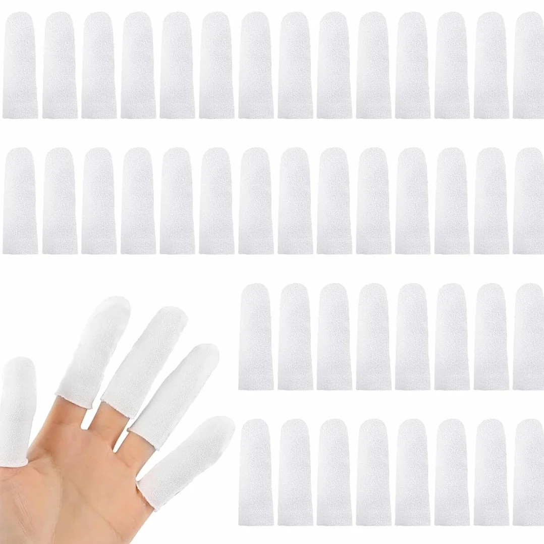 Pansements pour Doigts en Coton, Protection des Doigts Respirants, pour Eczéma et Arthrite