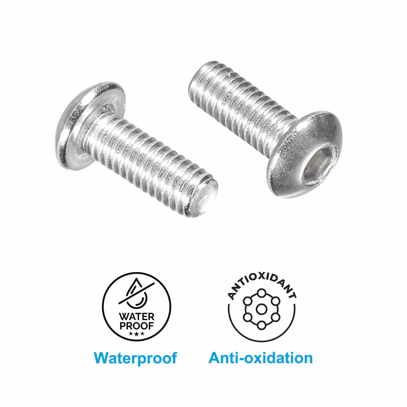 PATIKIL Vis Fixation Trottinette Électrique M365, 18 Pièces Rechange Vis Couvercle Batterie, Argent