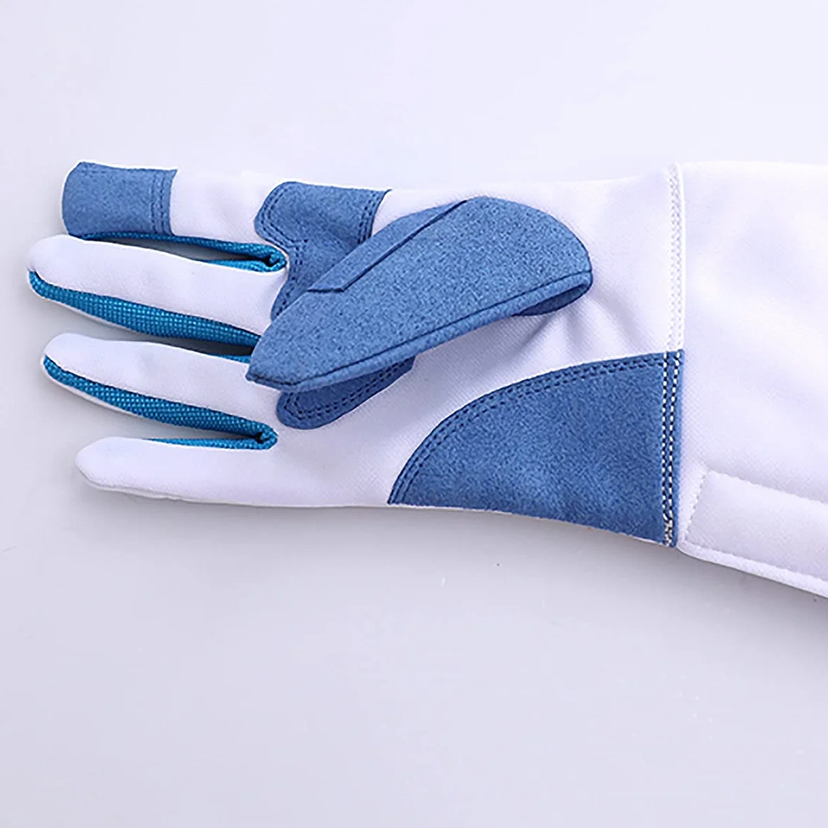 Gants d'escrime Adultes et Enfants Équipement Triple Gant Foil Epée Sabre Cuir Artificiel XXS-XXL