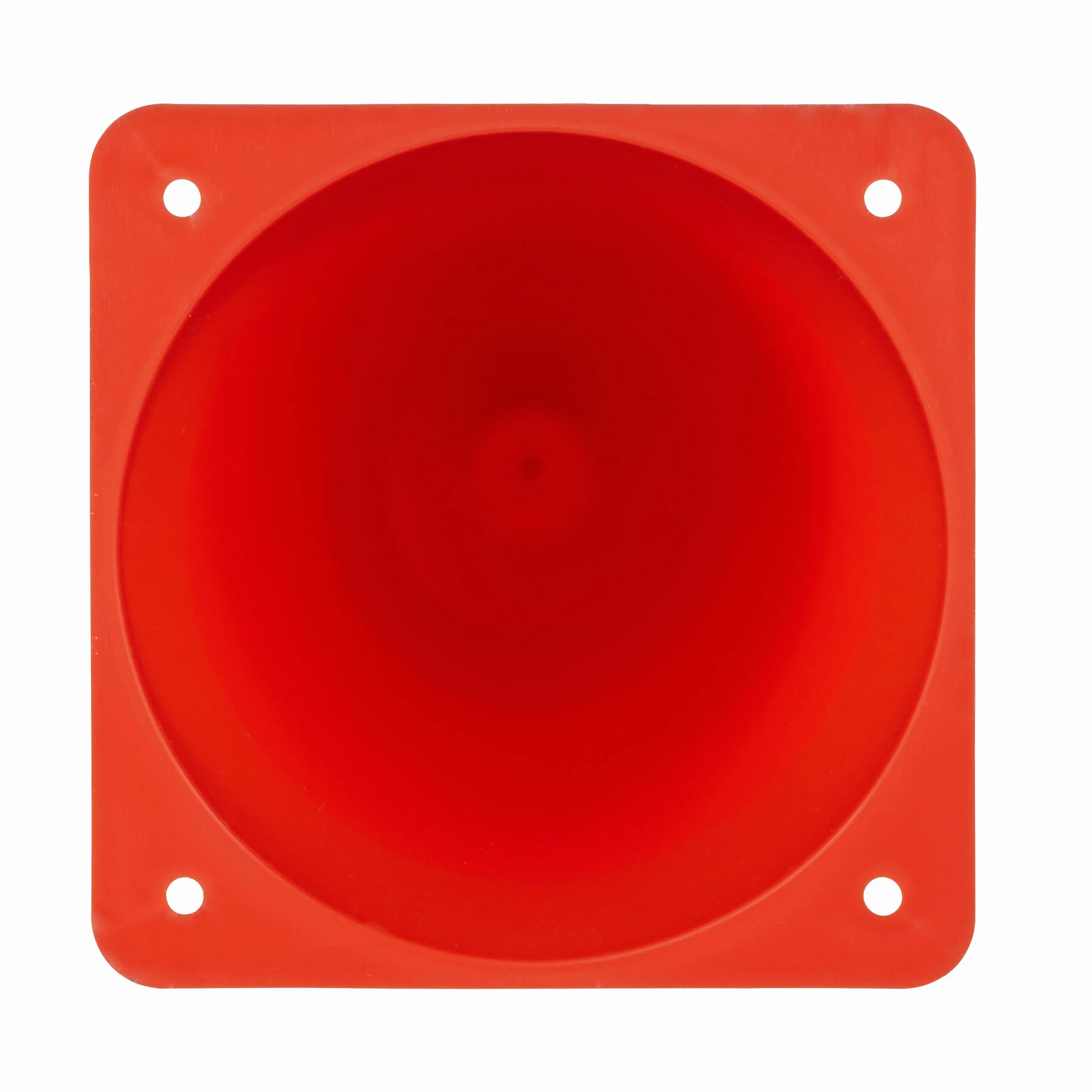 Relaxdays 10x cônes de signalisation, Plot, Sac, Ruban 50 mètres, Hauteur 22,5 cm, Orange et Blanc